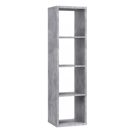 Mauro 3 Shelves Storage Unit in Concrete Grey