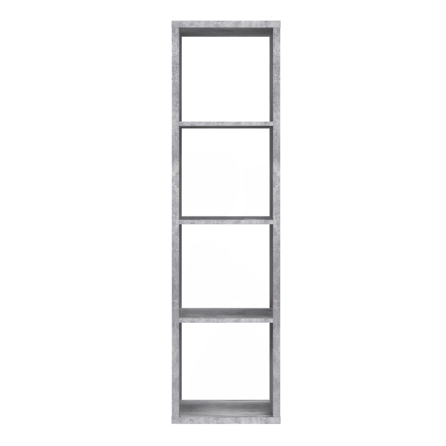 Mauro 3 Shelves Storage Unit in Concrete Grey