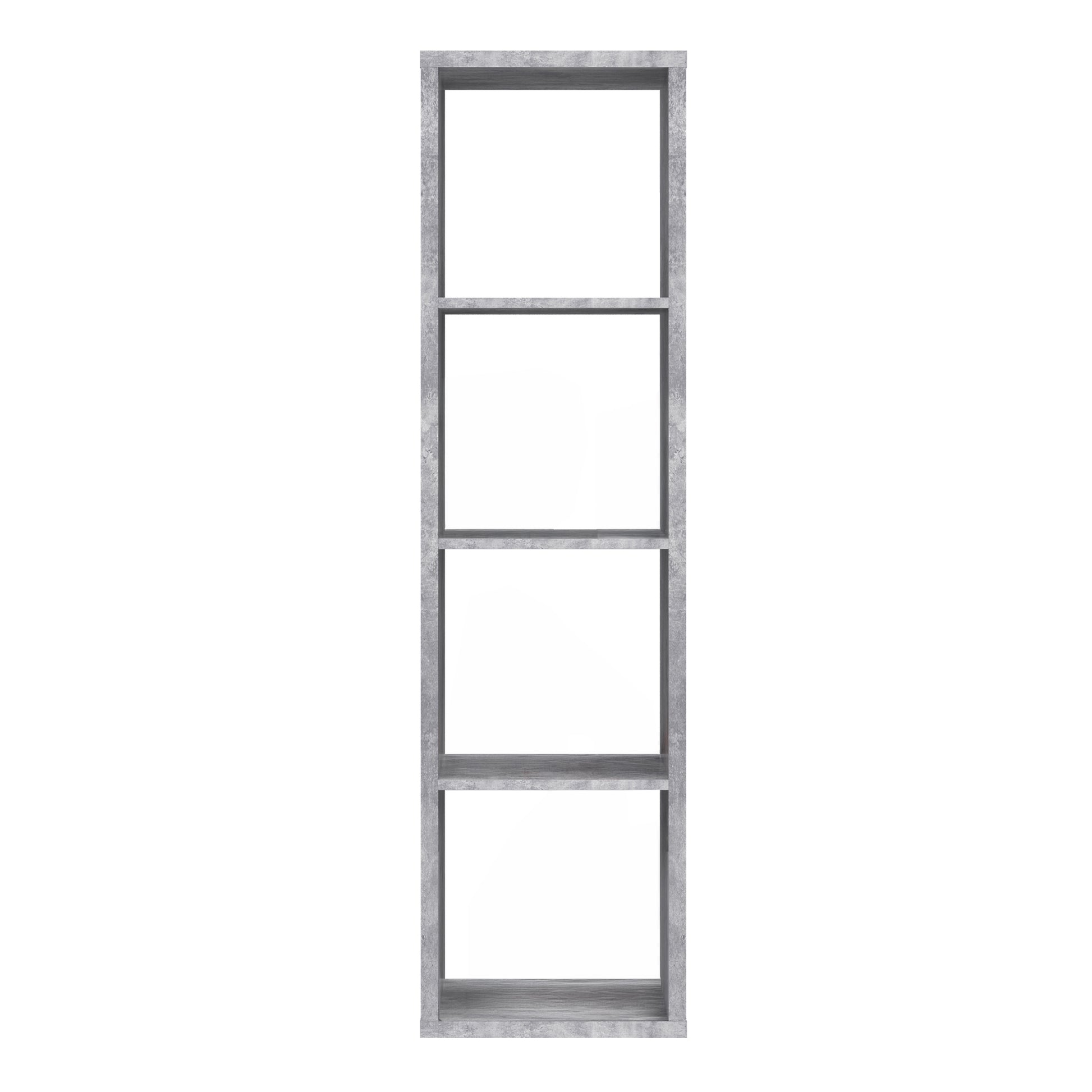 Mauro 3 Shelves Storage Unit in Concrete Grey