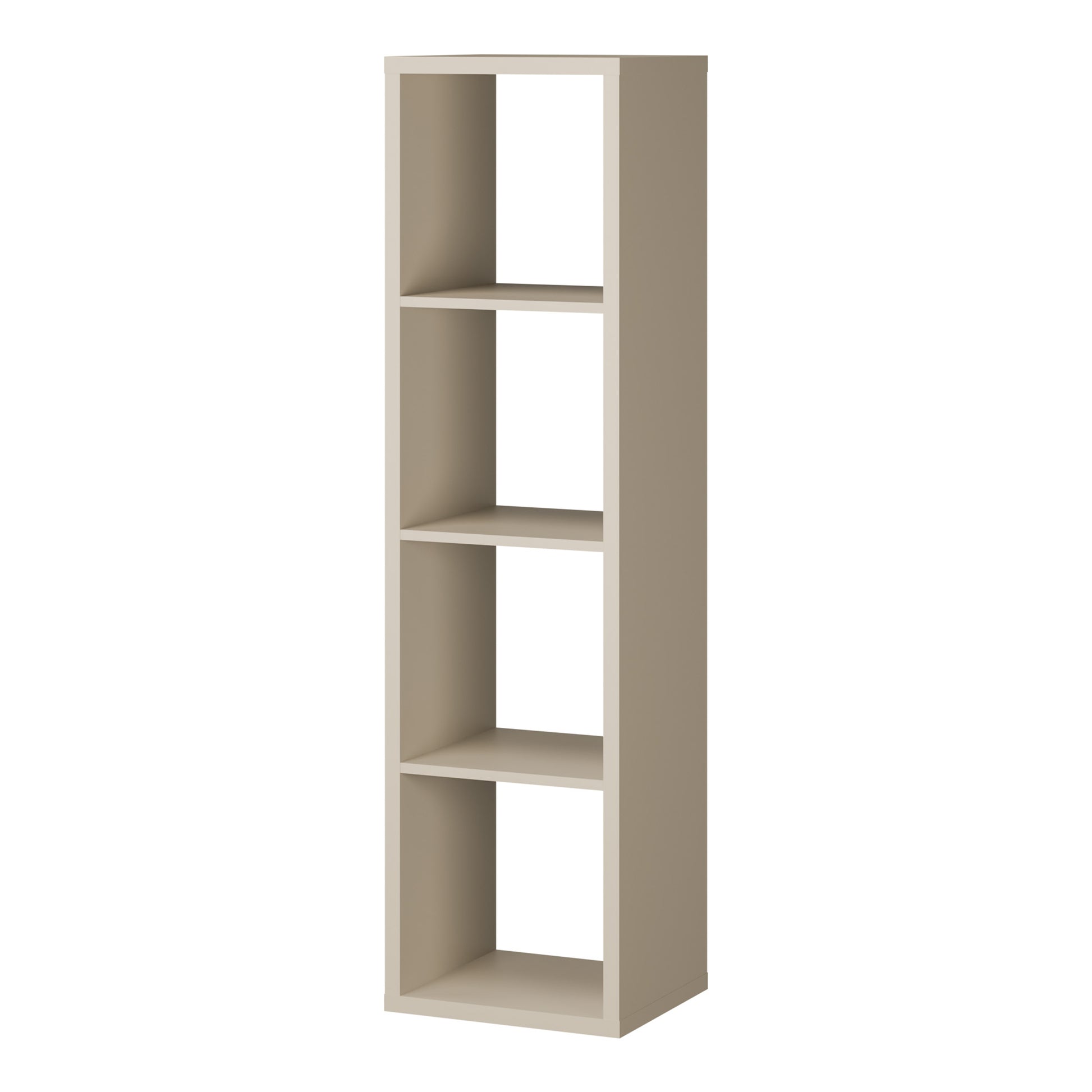 Mauro 3 Shelves Storage Unit in Taupe