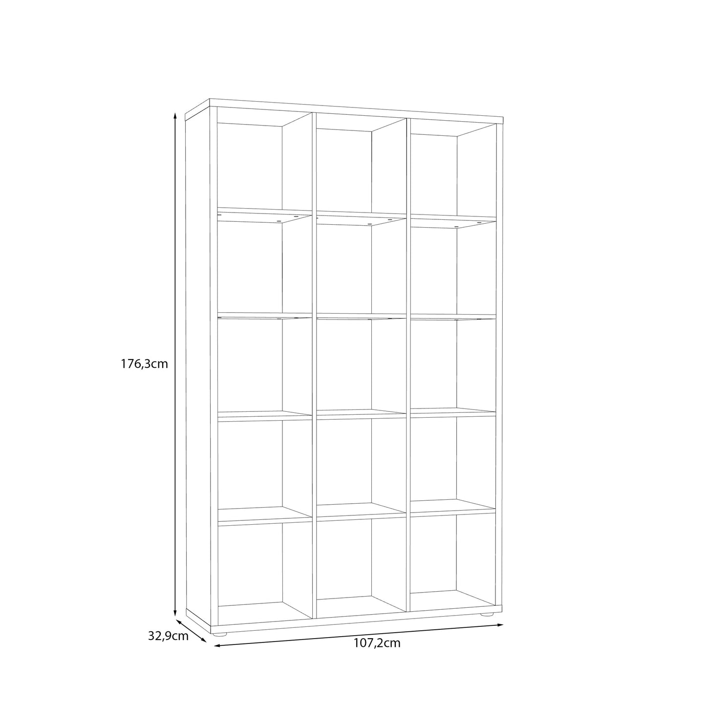 Mauro 3x5 Storage Elegancia Oak