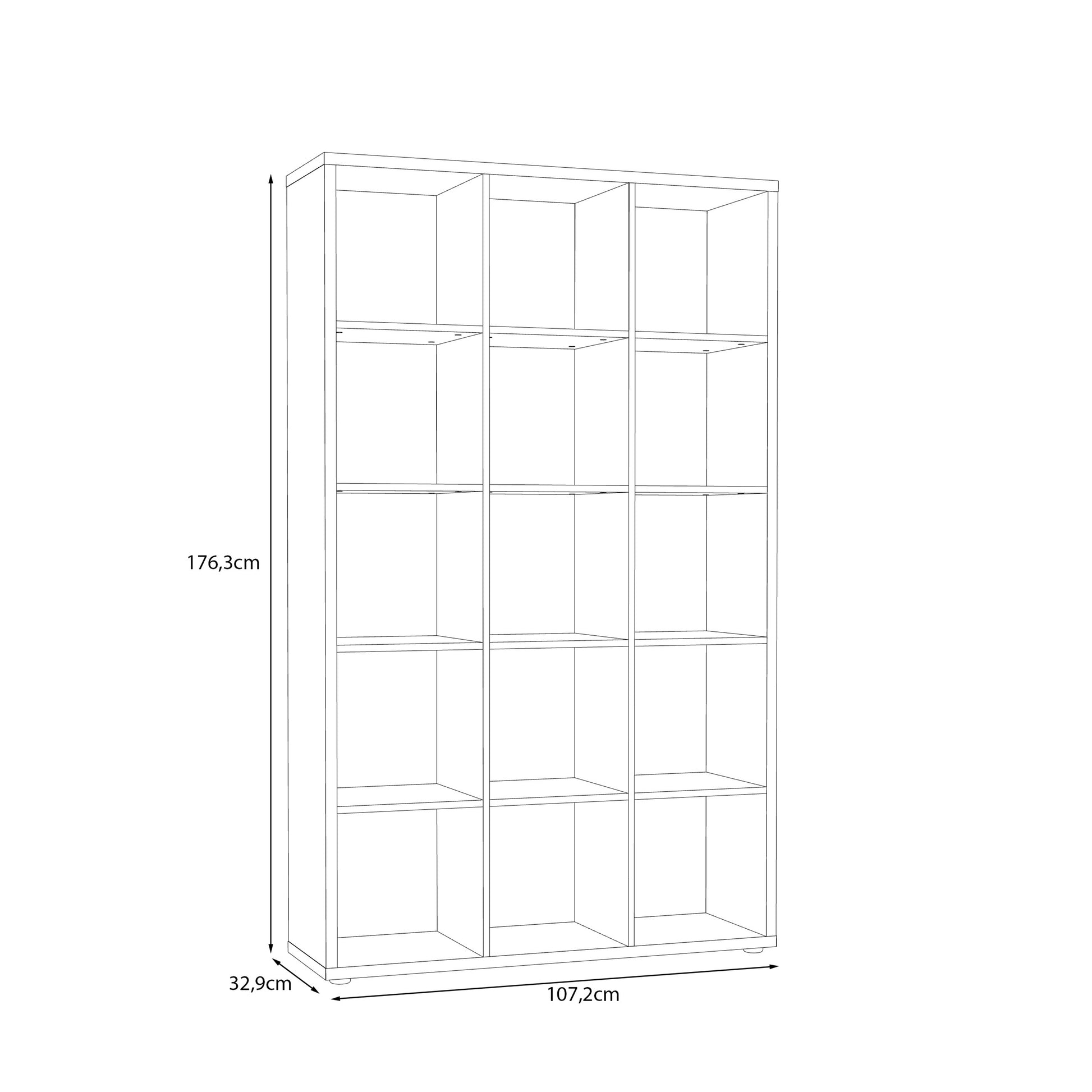 Mauro 3x5 Storage Elegancia Oak
