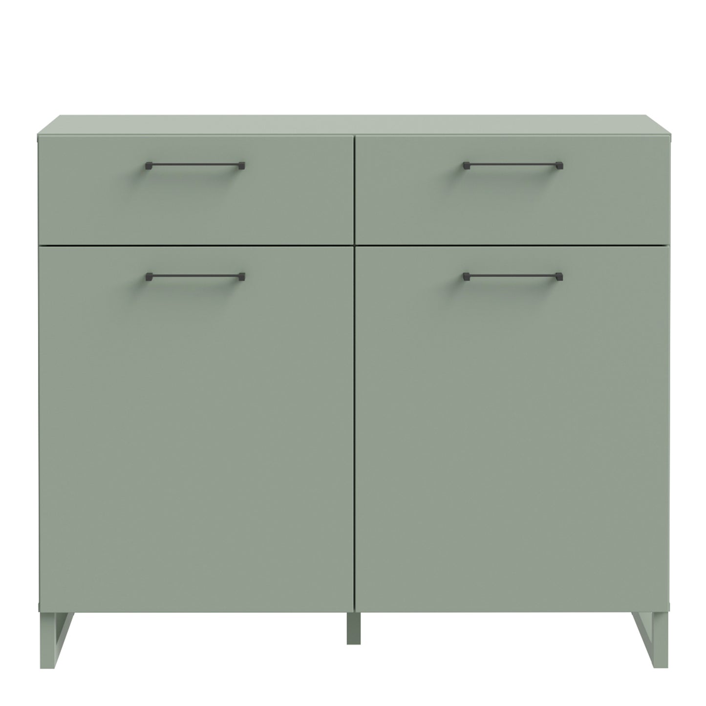 Sali 2 Door  2 Drawer Chest in Sage Green