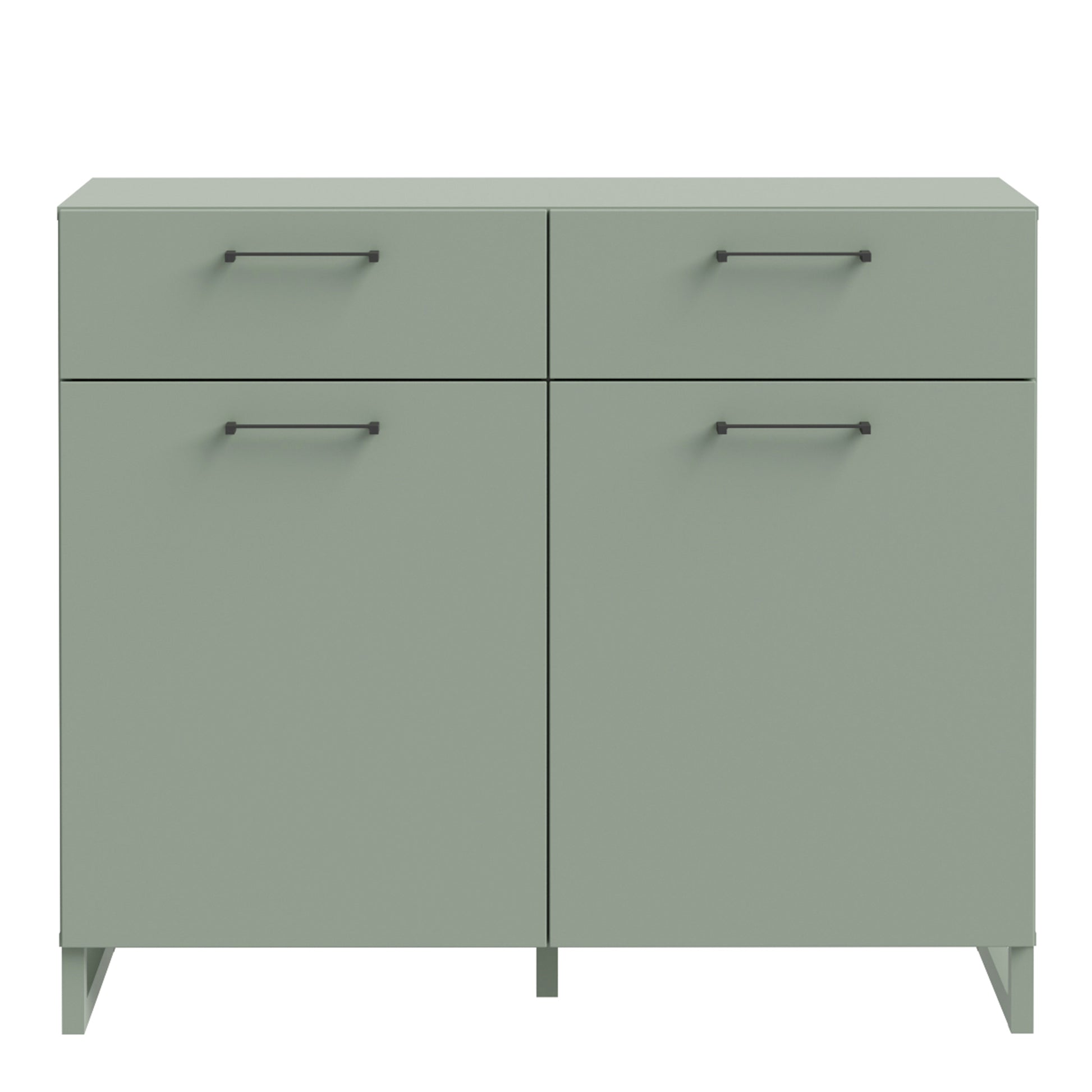 Sali 2 Door  2 Drawer Chest in Sage Green