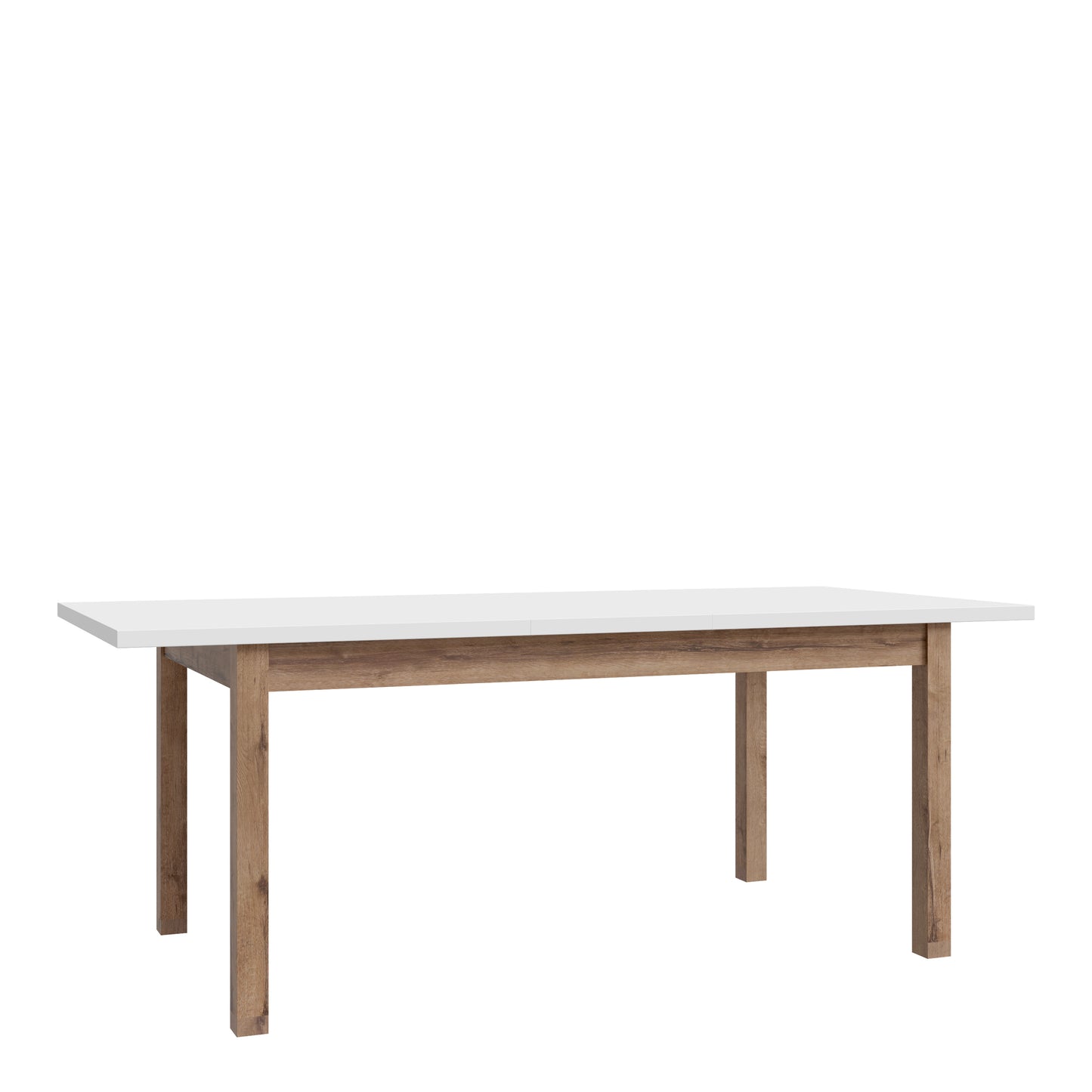 Wensley Dining Table in Light Grey and Oak 160.4x90cm