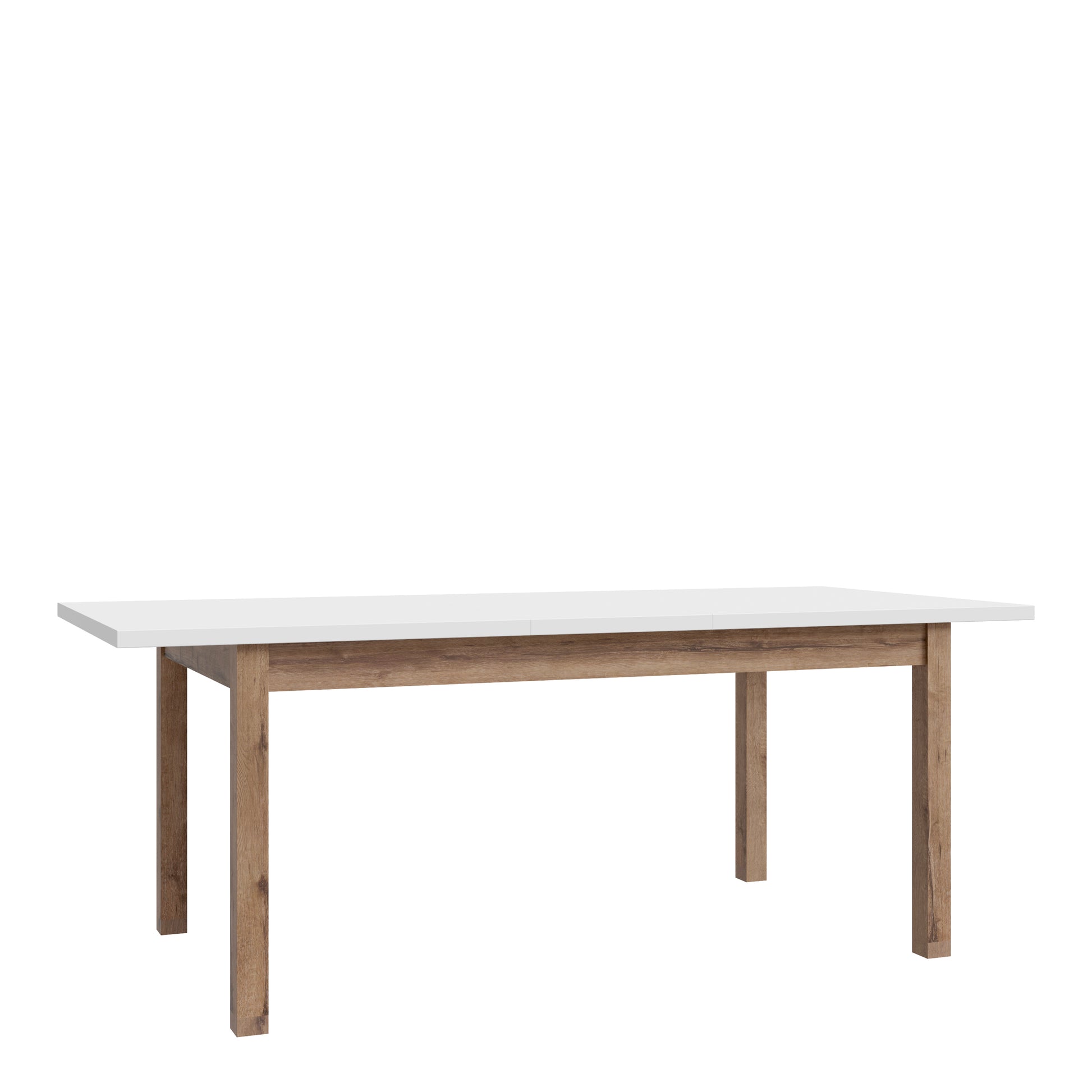 Wensley Dining Table in Light Grey and Oak 160.4x90cm