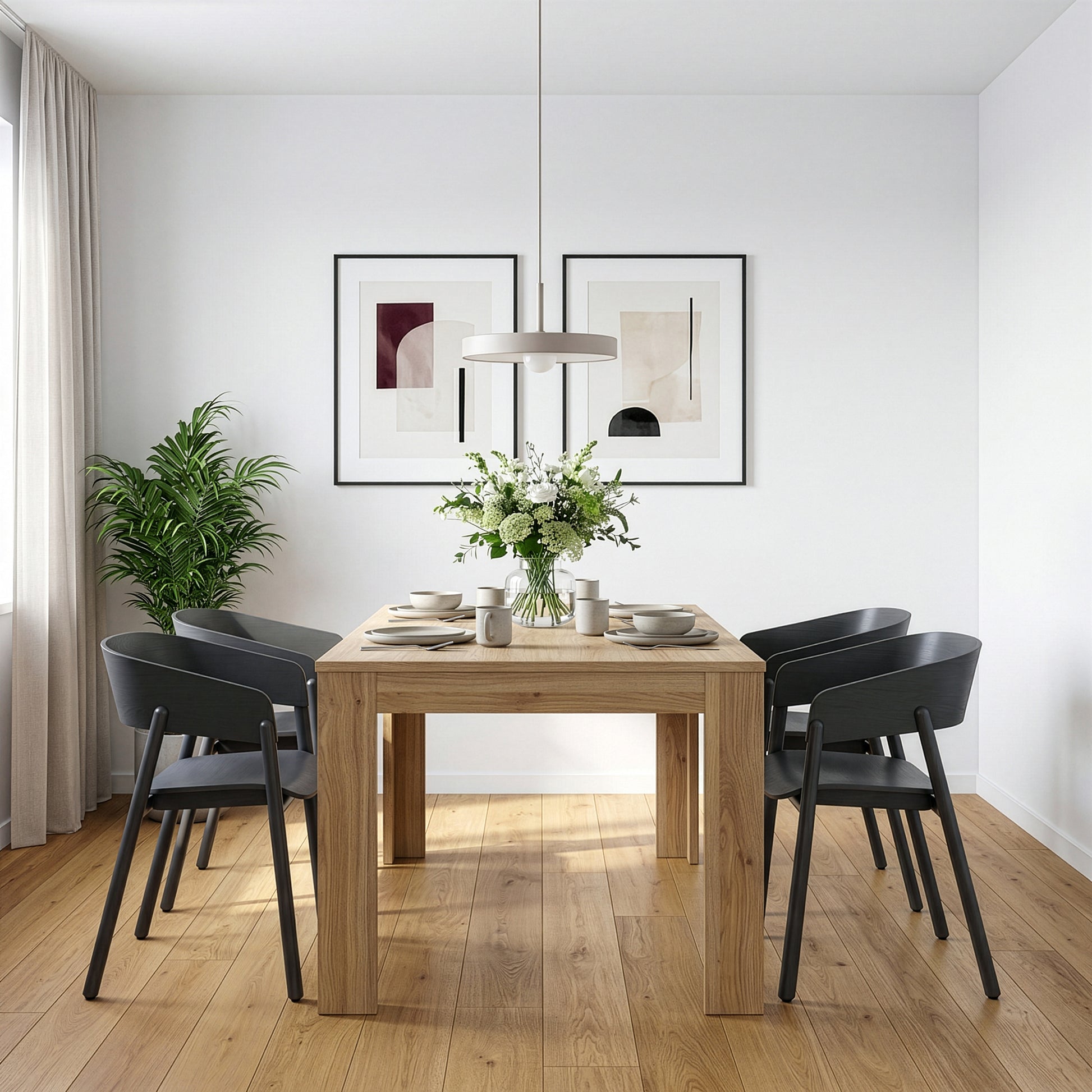 Grafton Extending Dining Table in Oak 120-175cm