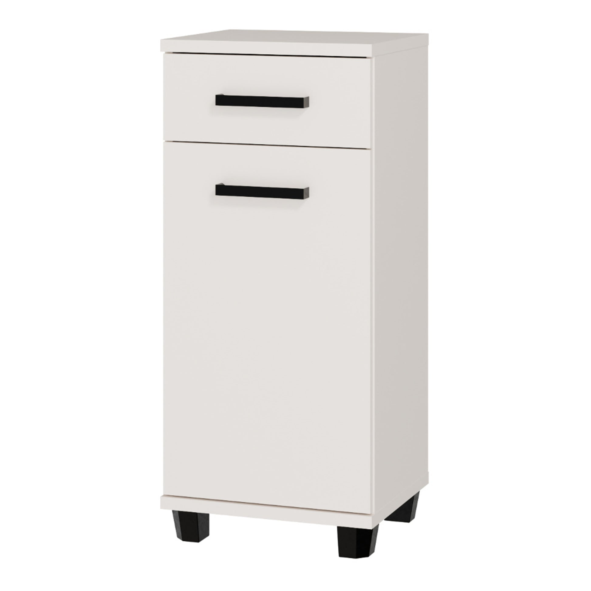 Veris Bathroom Cupboard with 1 Door & 1 Drawer in Sand
