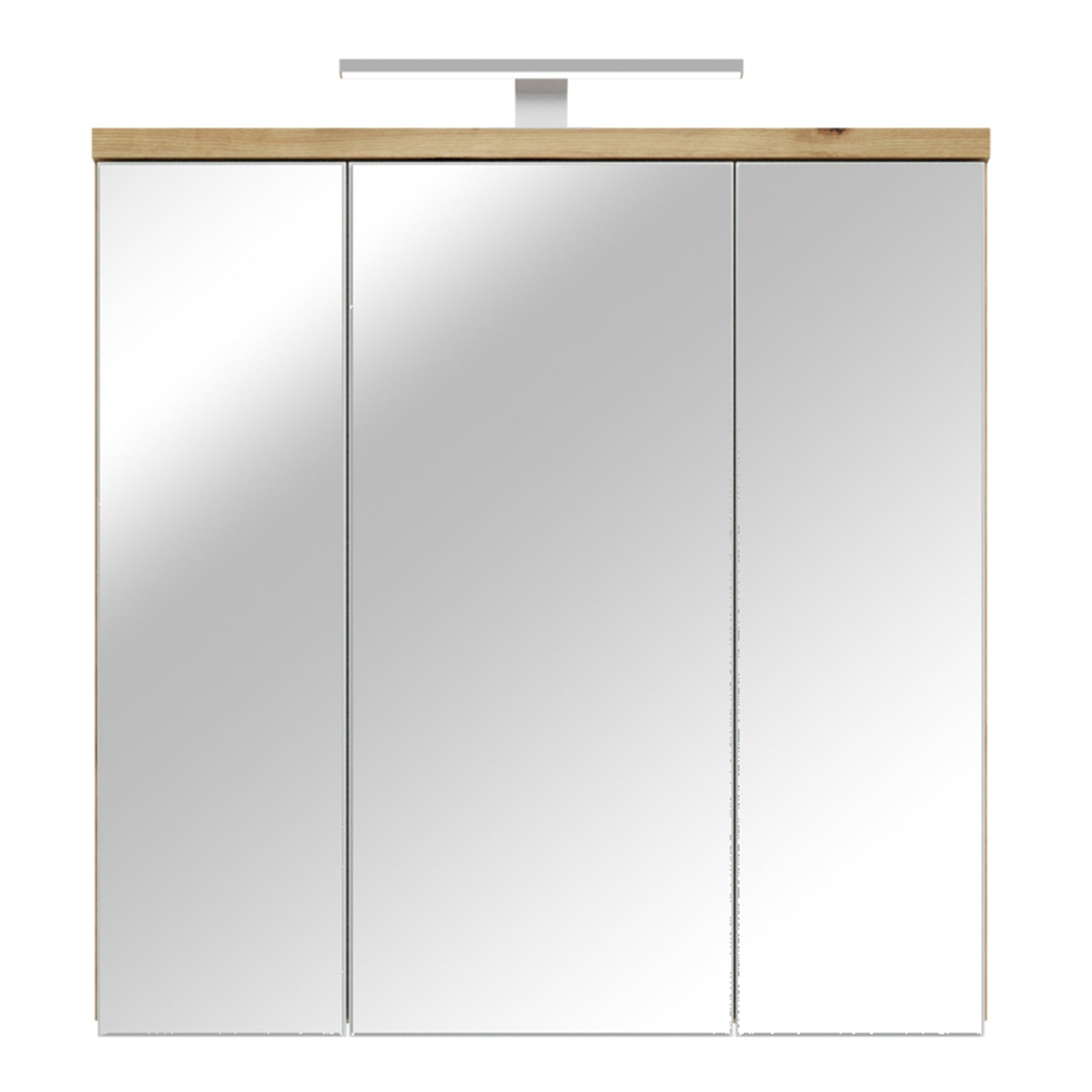 Veris 5 Piece Bathroom Set Artisan Oak & Light Grey Doors