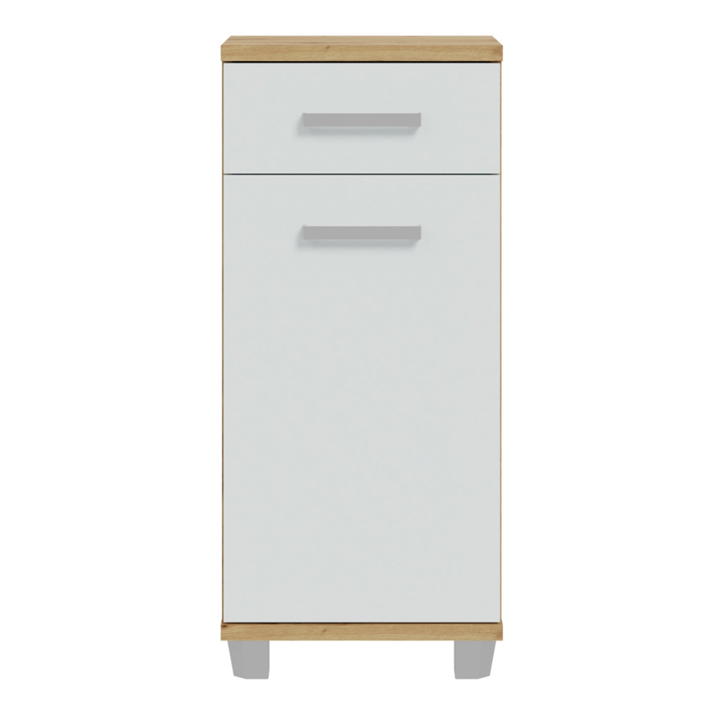 Veris 5 Piece Bathroom Set Artisan Oak & Light Grey Doors