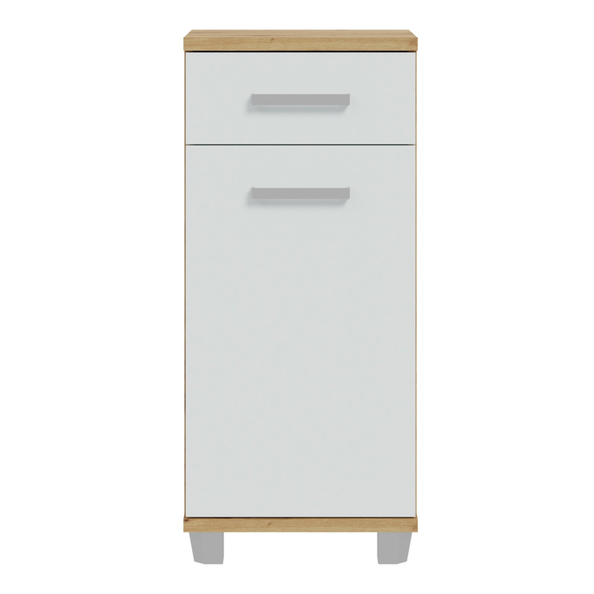 Veris 5 Piece Bathroom Set Artisan Oak & Light Grey Doors