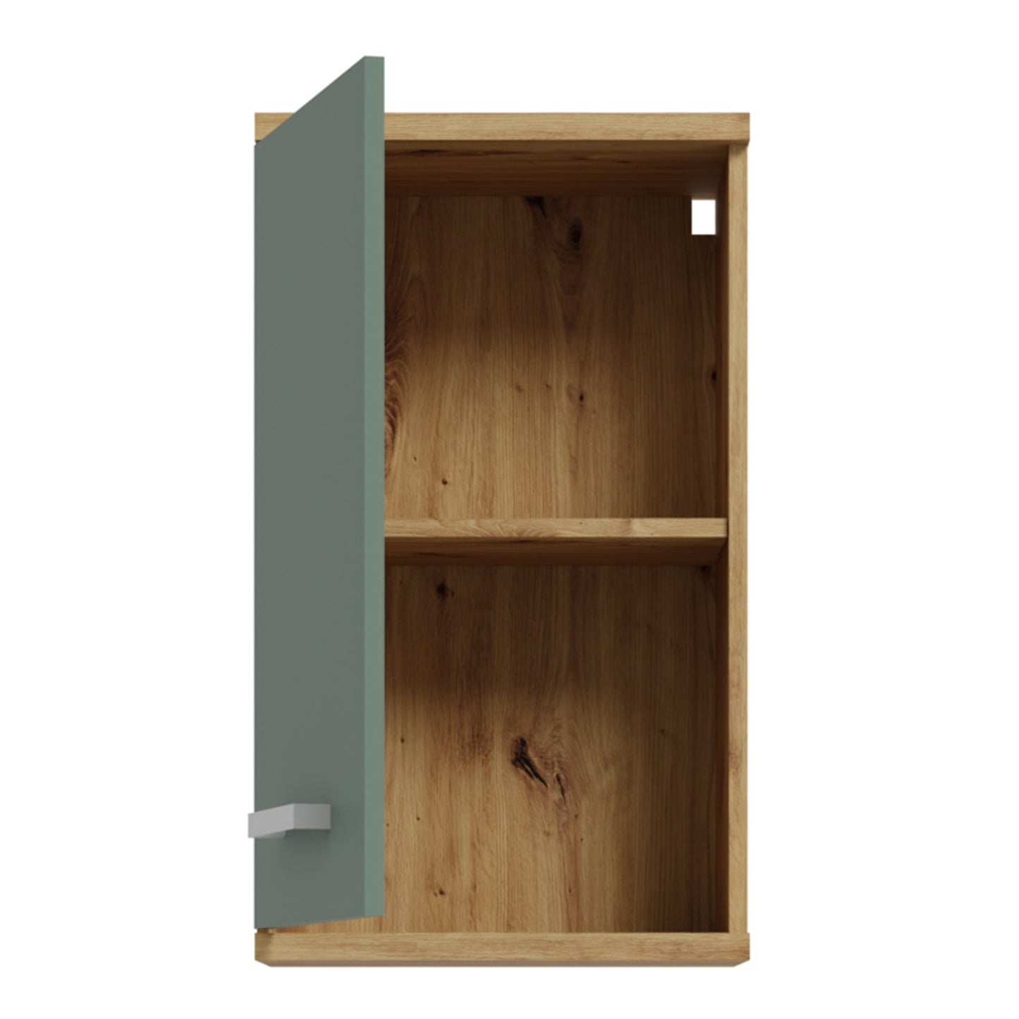 Veris 5 Piece Bathroom Set Artisan Oak & Sage Green Doors
