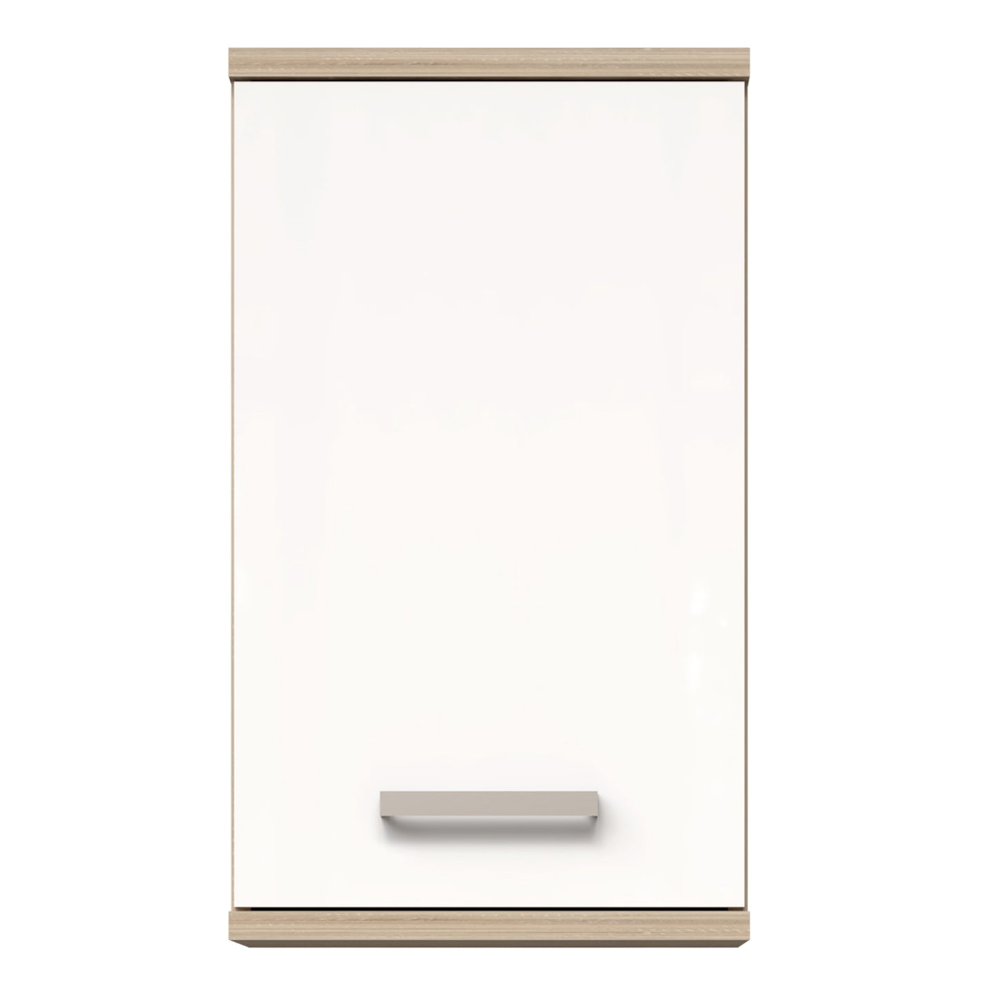 Veris 5 Piece Bathroom Set Sonoma Oak & White High Gloss