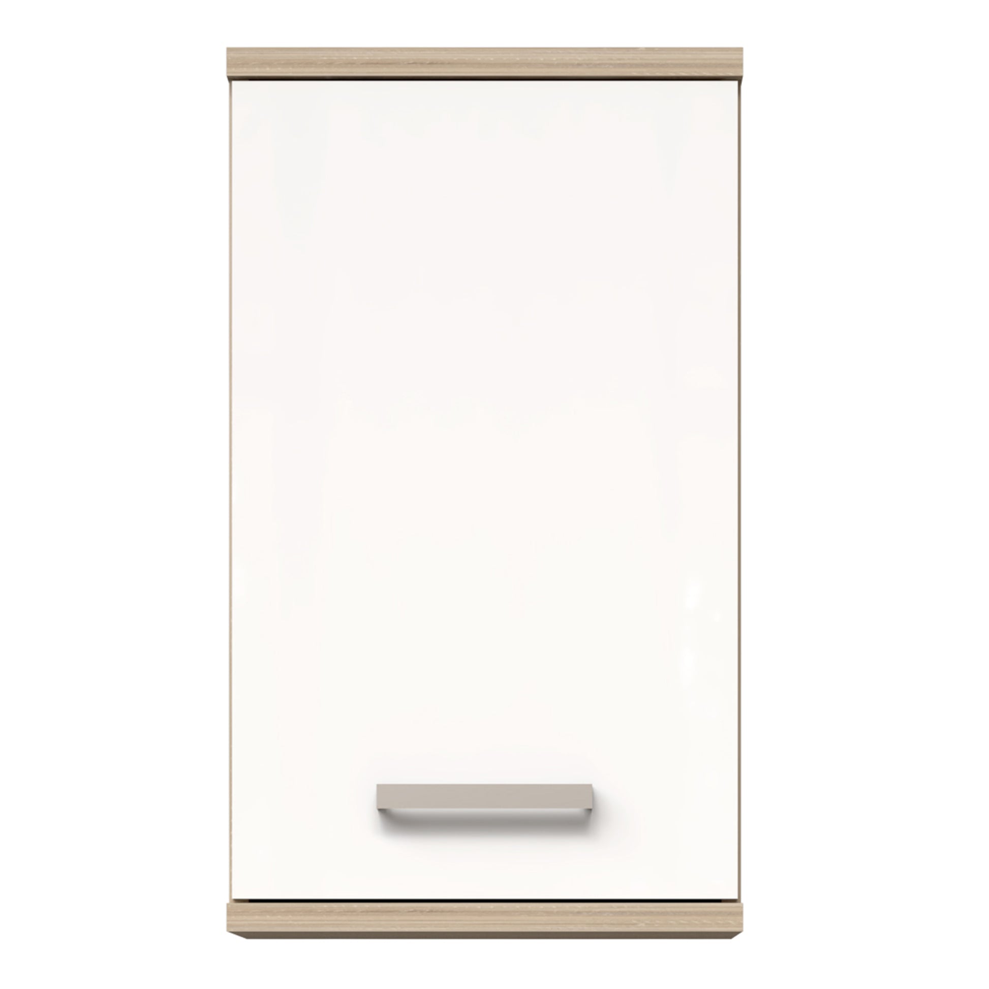 Veris 5 Piece Bathroom Set Sonoma Oak & White High Gloss