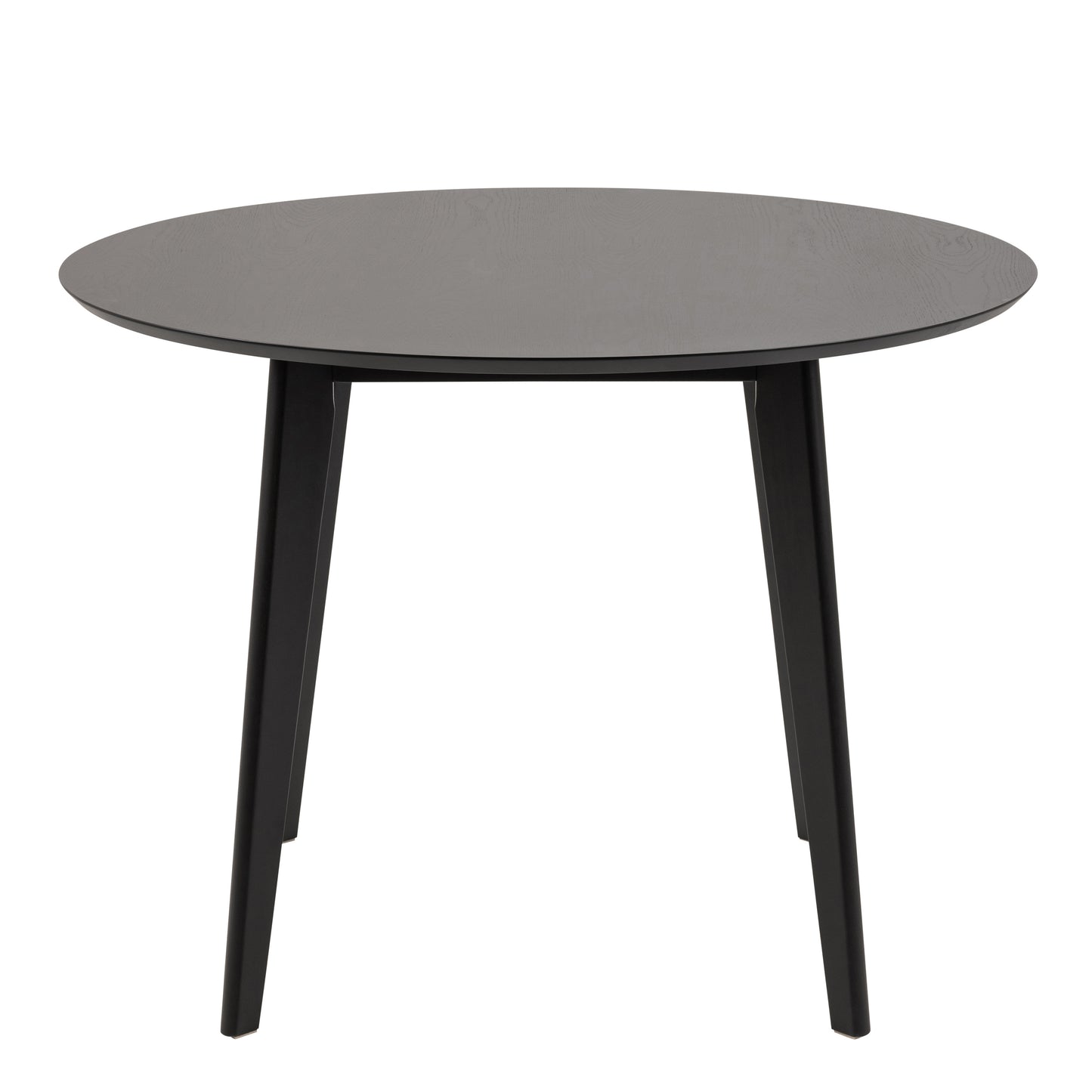Roxby Round Dining Table in Black 105cm