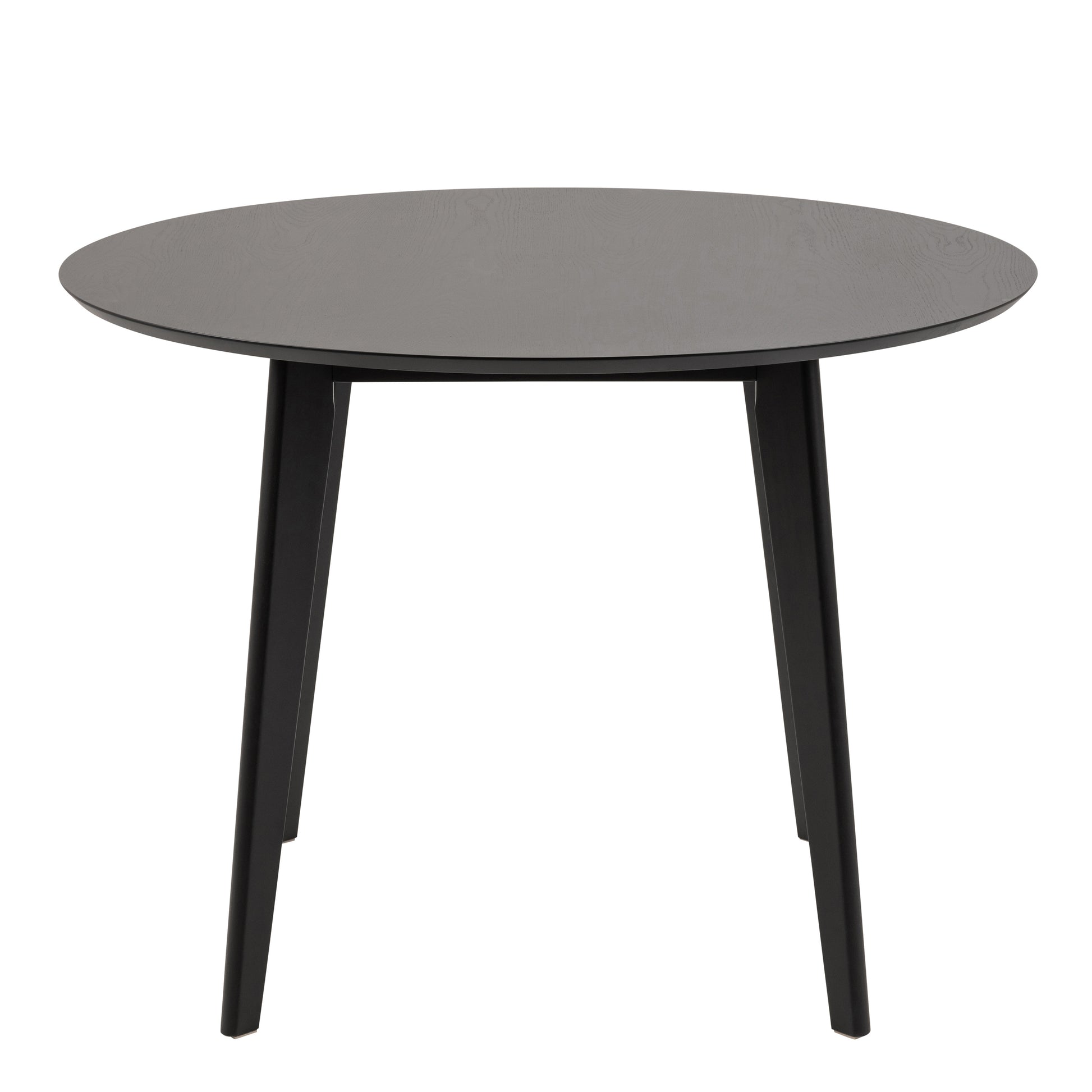 Roxby Round Dining Table in Black 105cm