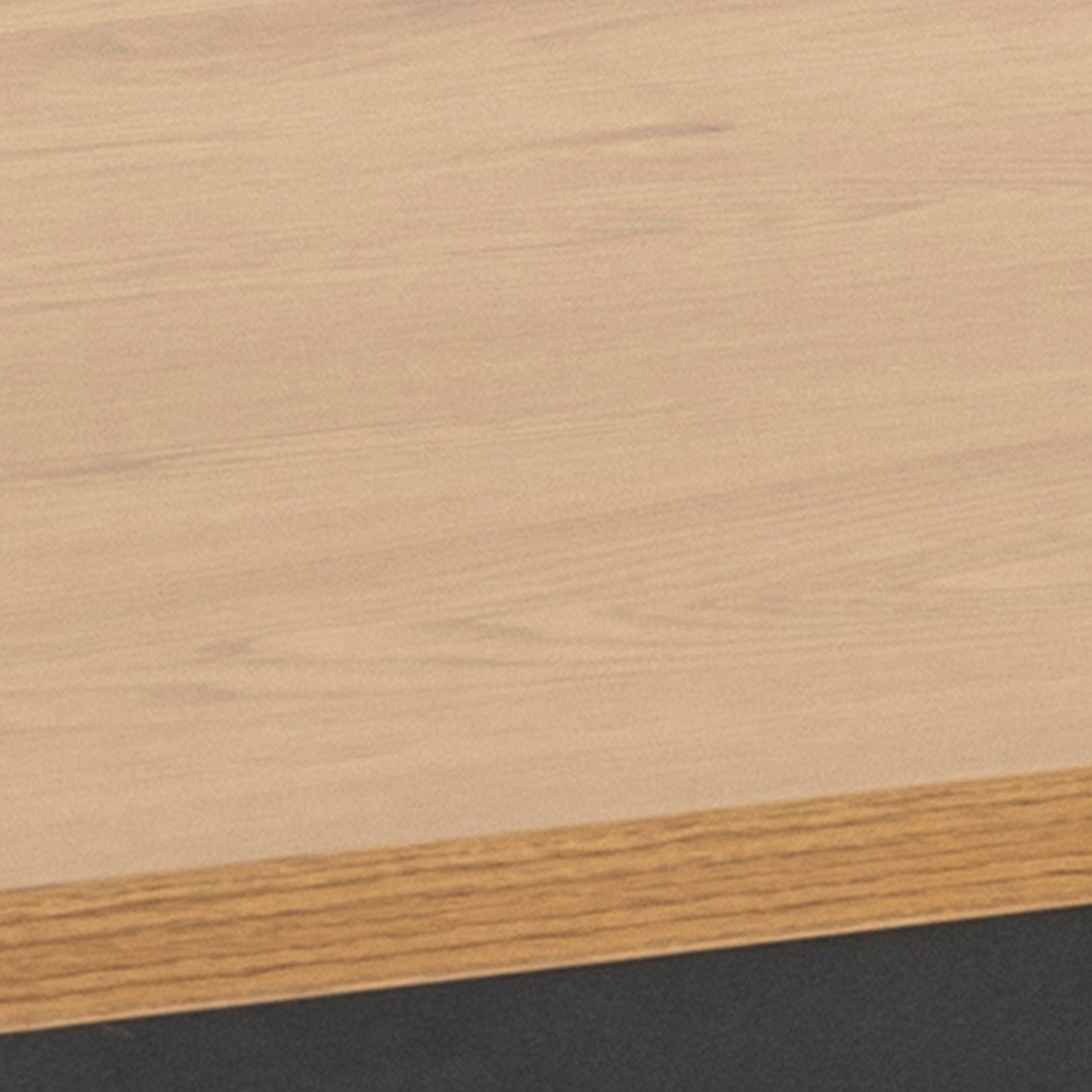 Seaford Dining Table in Black & Oak 160x80cm