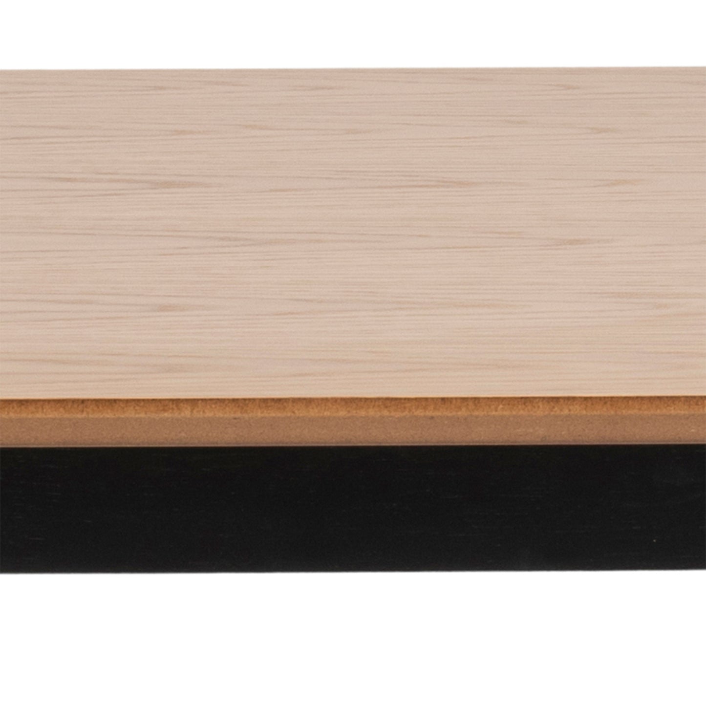 Roxby Dining Table in Oak & Black 120x80cm