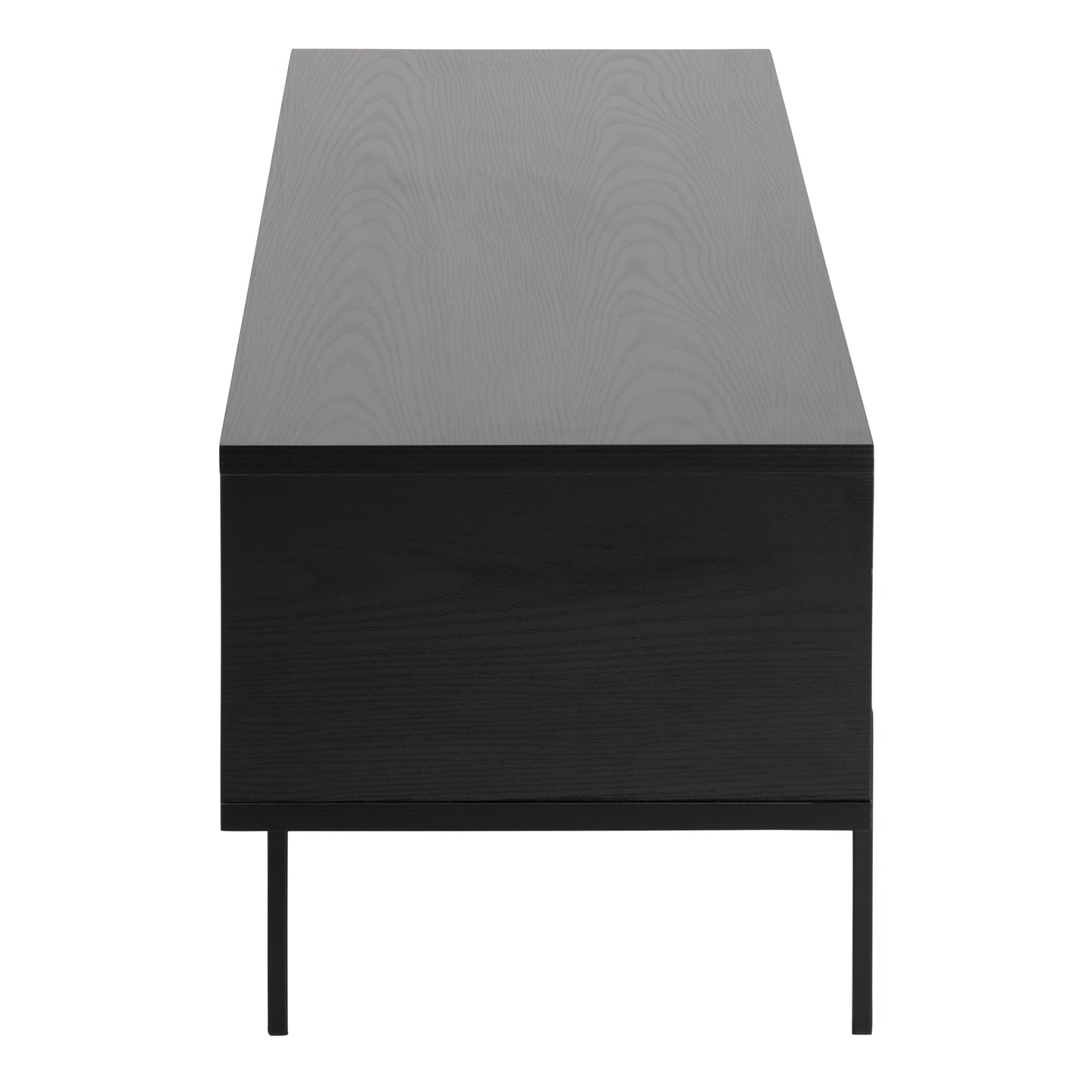 Angus TV Unit with 1 Sliding Door in Black