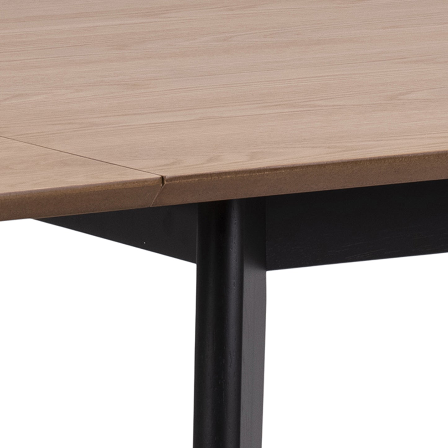 Roxby Extending Dining Table 120x80cm in Oak & Black
