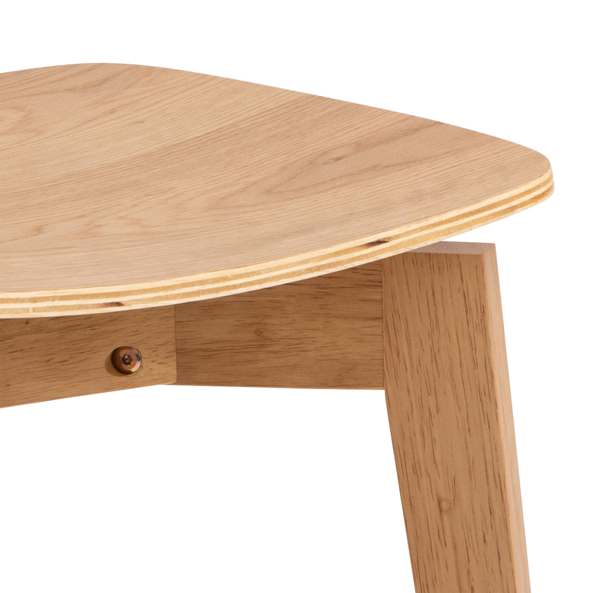 Roxby Round Dining Table in Oak 105cm includes 4 Roxby Dining Chairs in Oak