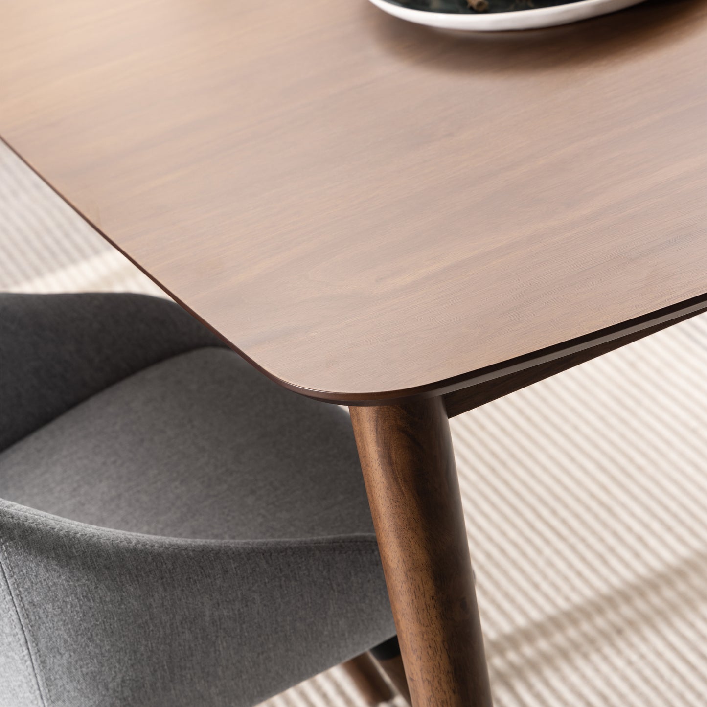 Montreux Rectangular Extending Dining Table in Walnut 180-219 cm