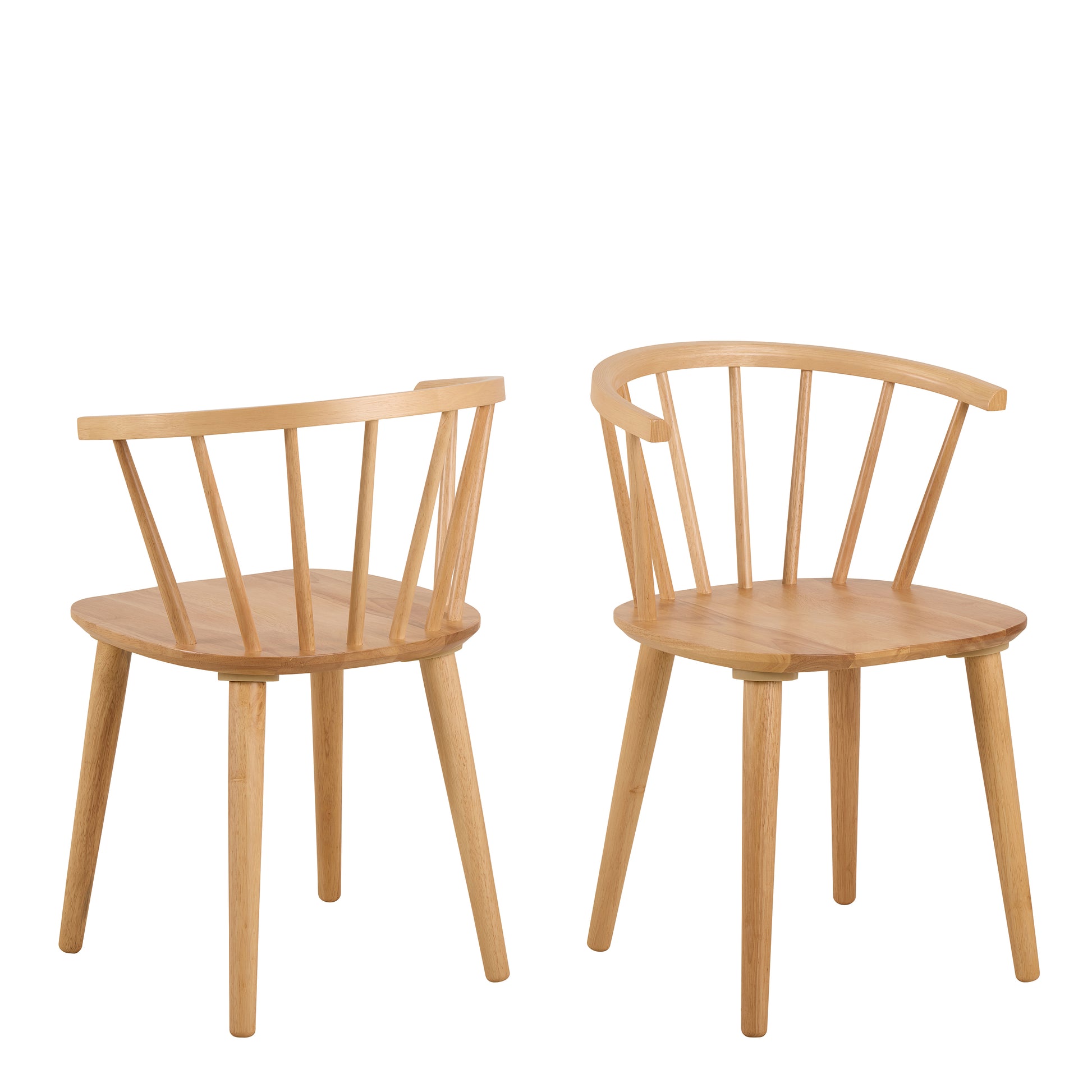 Ida Dining Chair in Oak Set of 2