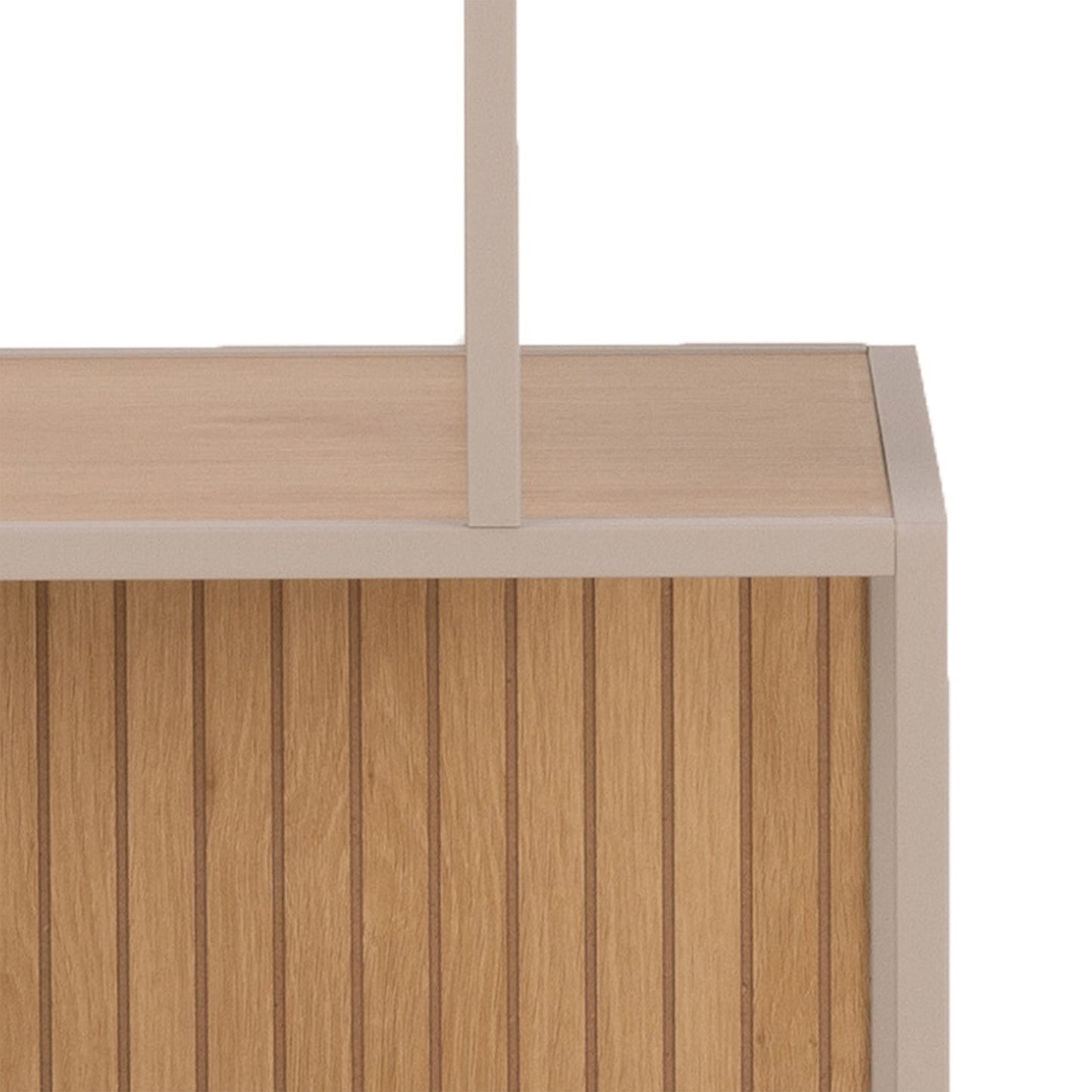 Seaford Bookcase  With 5 Shelves in Oak & Grey