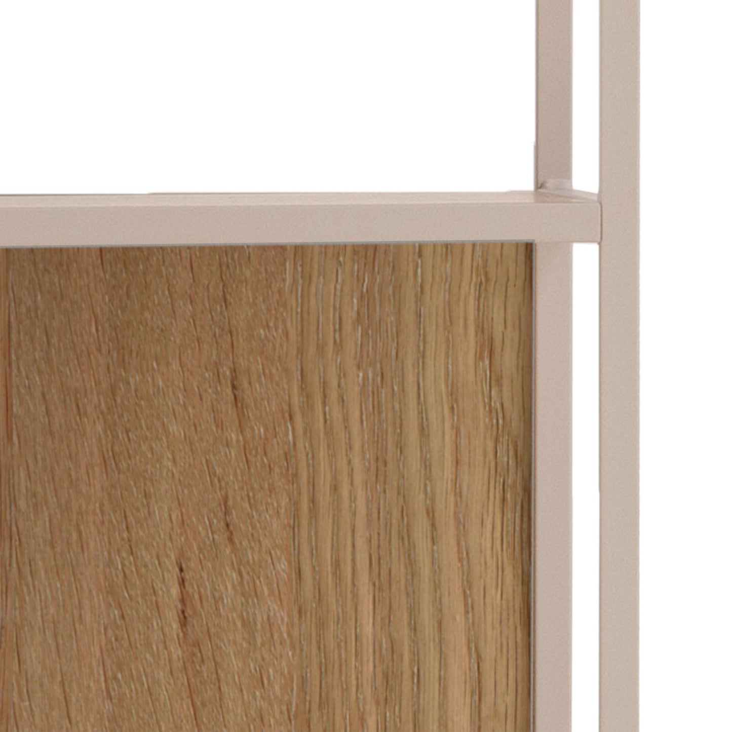 Seaford Bookcase  With 5 Shelves in Oak & Grey