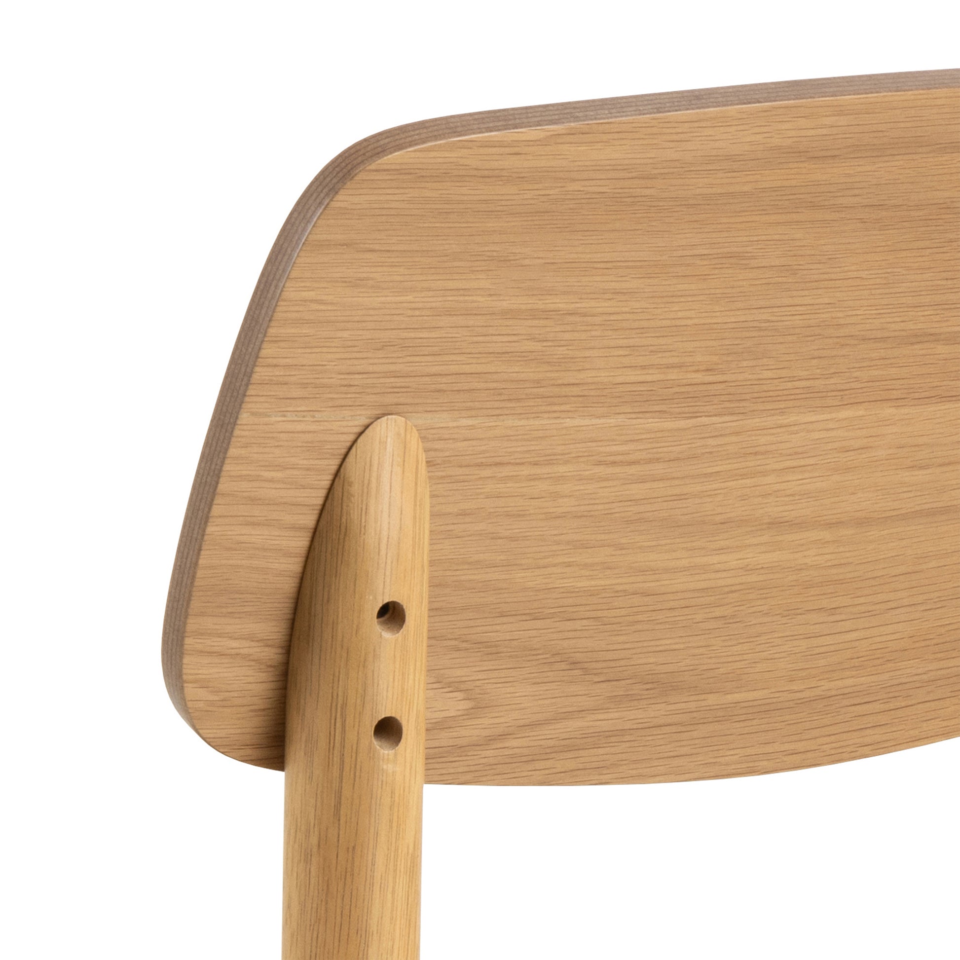 Barlow Bar Table in Matt Oak Included 2 Barlow Bar Stool in Matt Oak