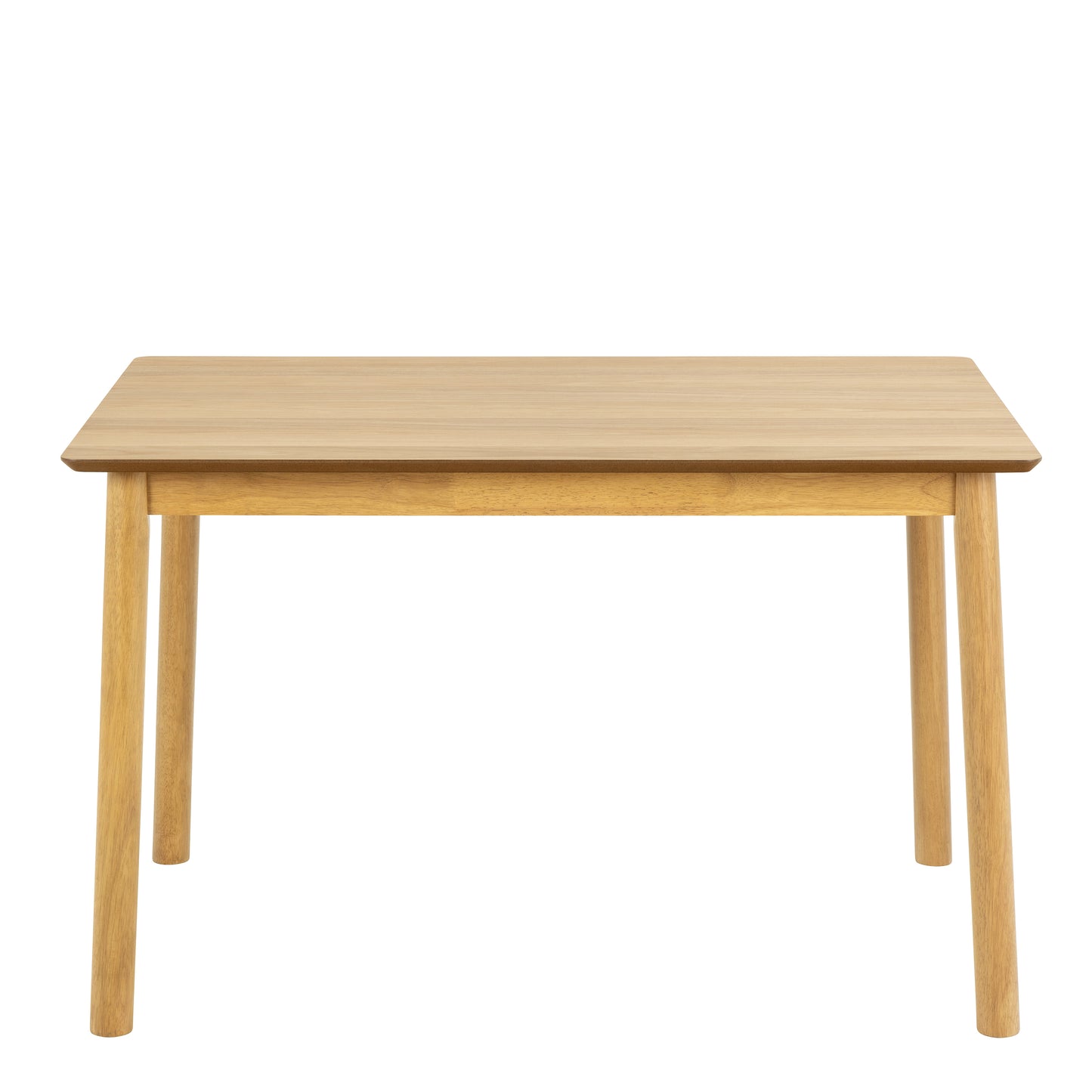 Barlow Rectangular Dining Table in Matt Oak 120x80cm includes 4 Barlow Dining Chairs in Matt Oak