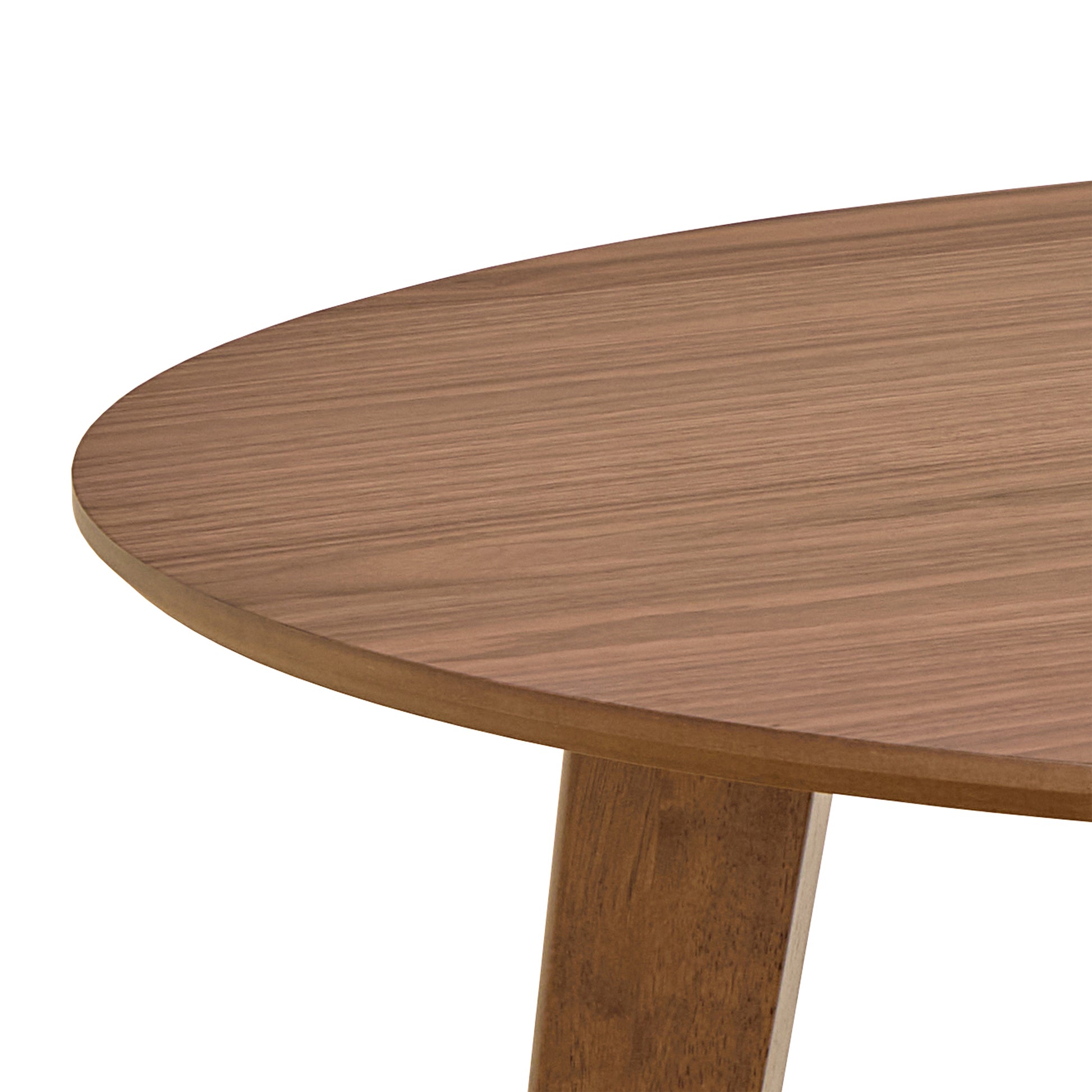 Roxby Round Dining Table in Walnut 105cm