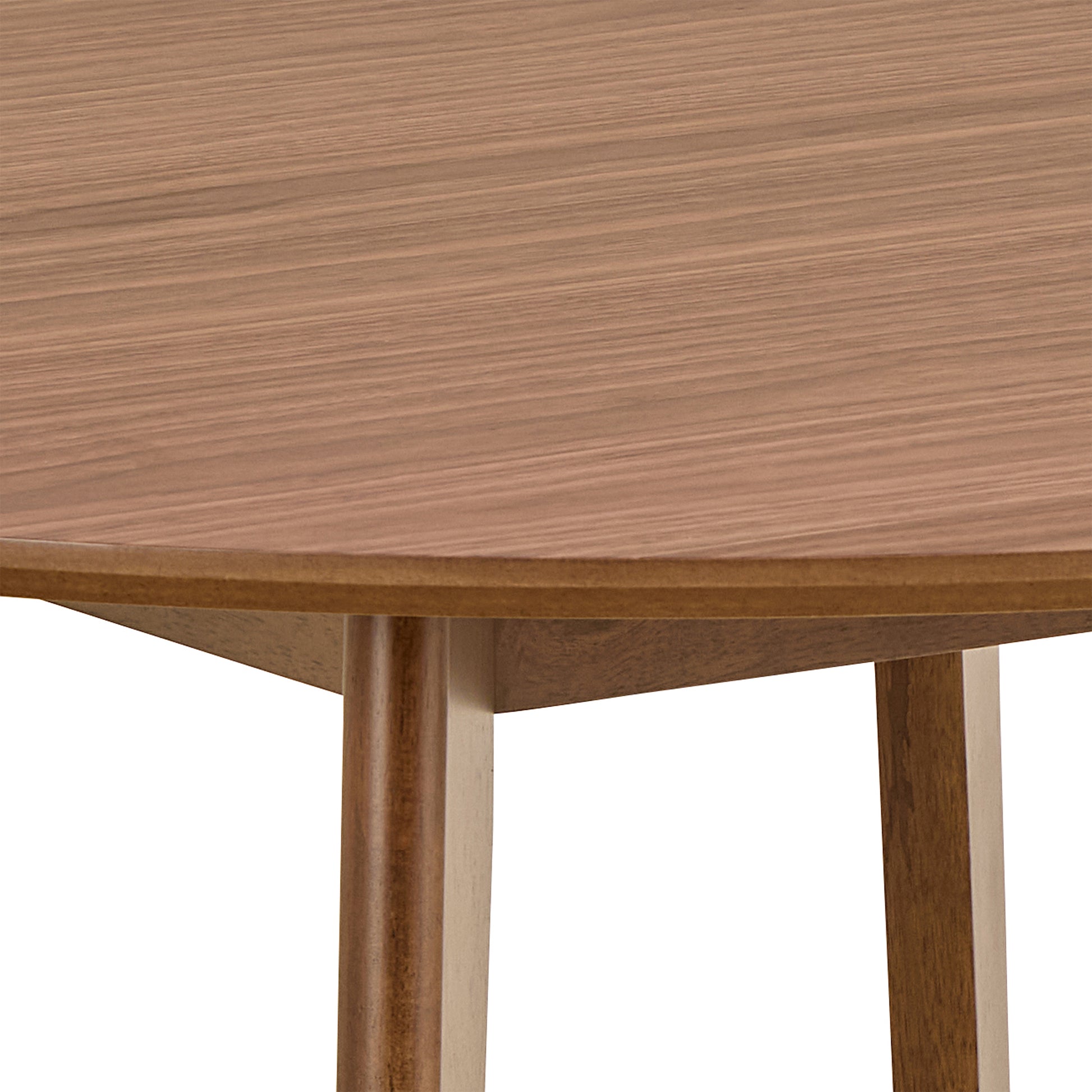 Roxby Round Dining Table in Walnut 105cm