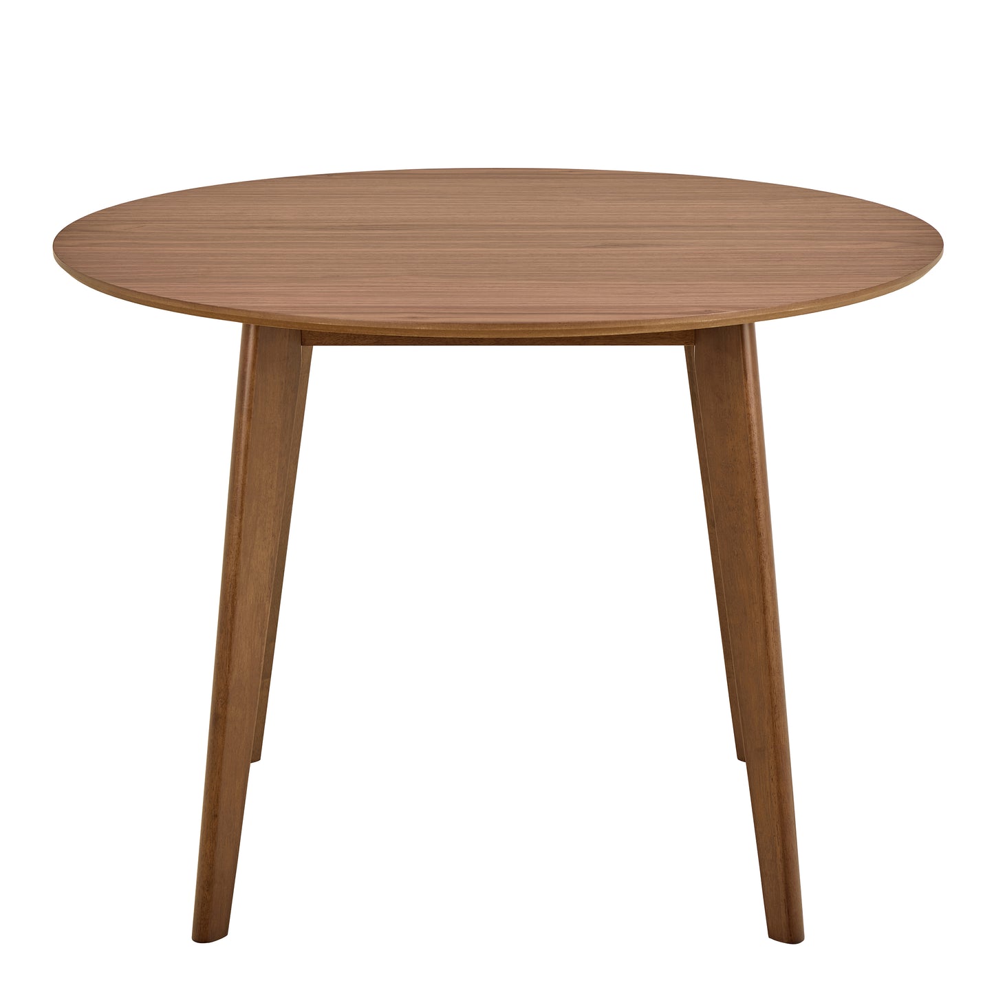 Roxby Round Dining Table in Walnut 120cm includes 4 Roxby Dining Chairs in Walnut