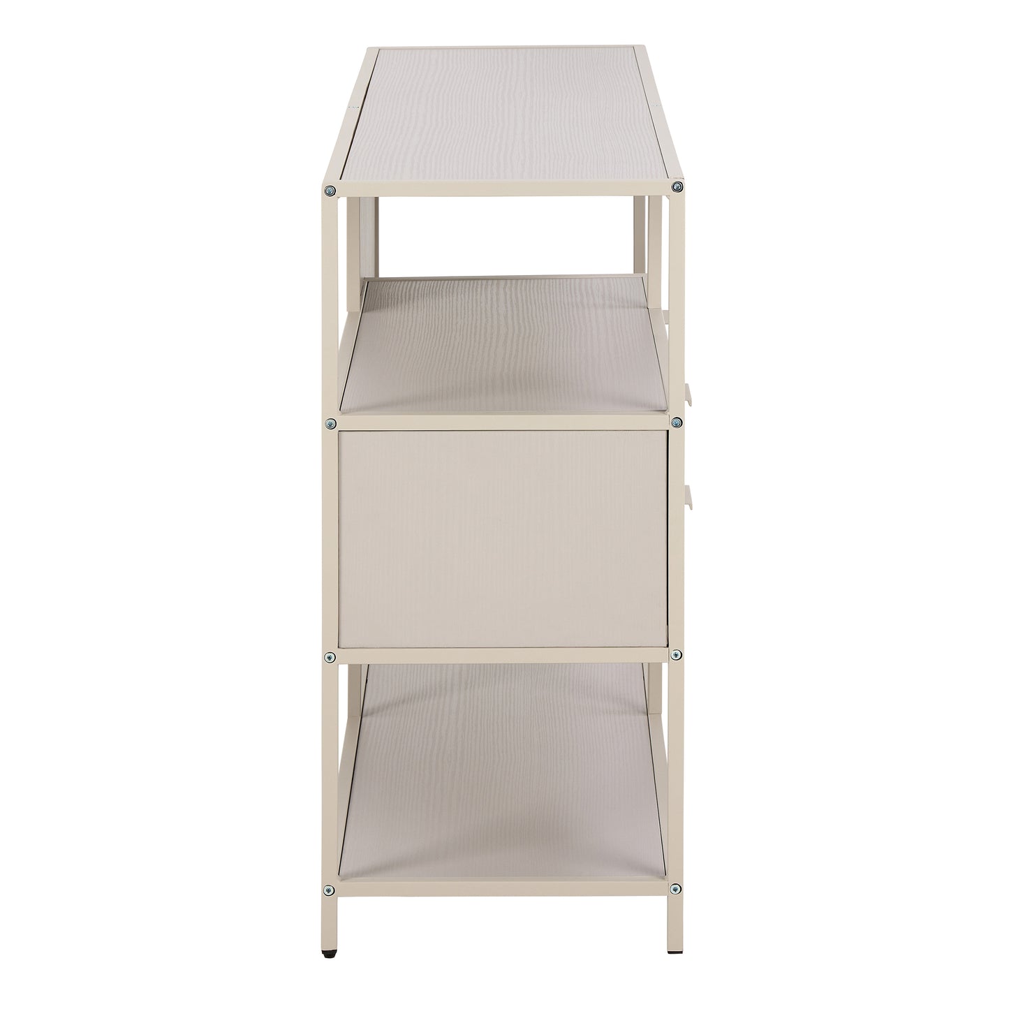 Seaford Grey Storage Unit with 2 Drawers and 3 Shelves