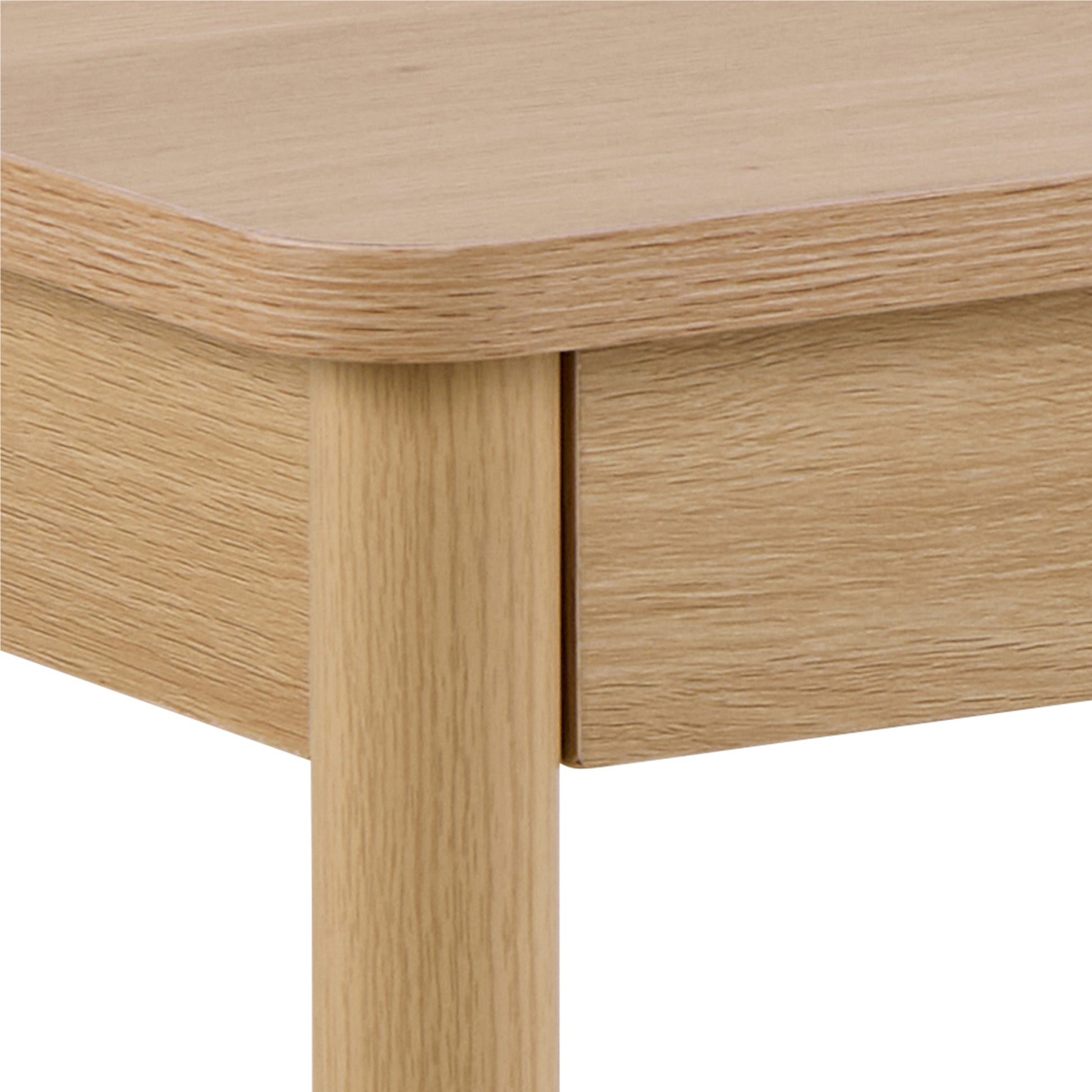 Alpena Office Desk in Oak & Beige