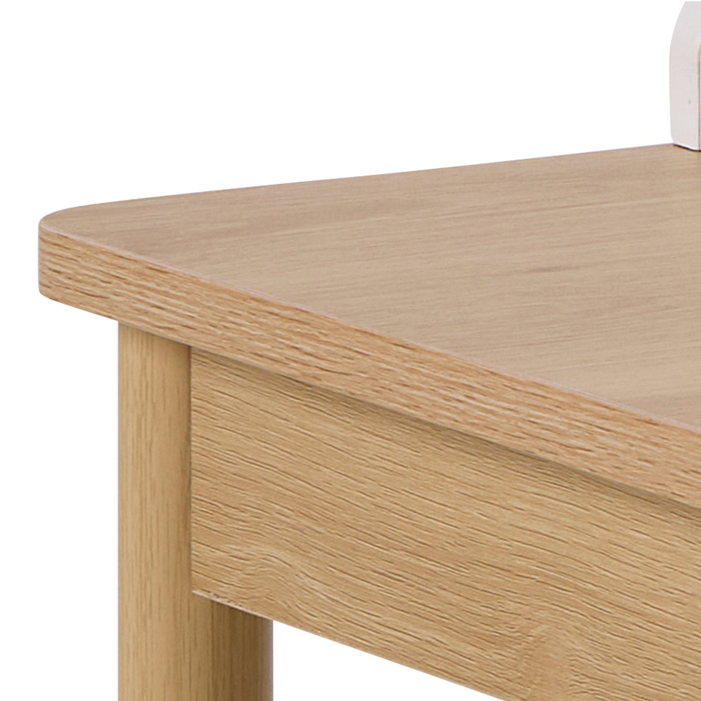 Alpena Office Desk in Oak & Beige