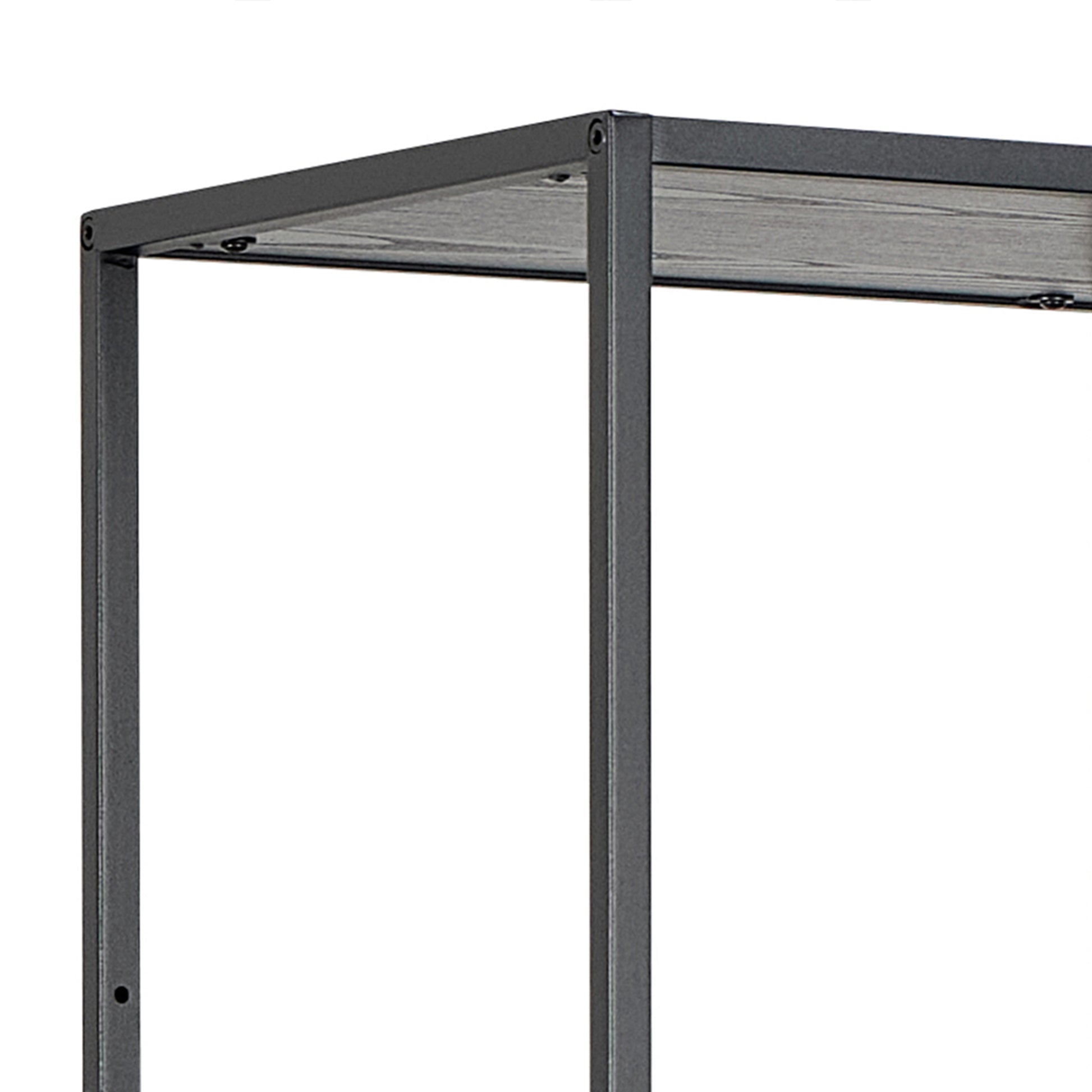 Seaford Bookcase with 5 Shelves in Black