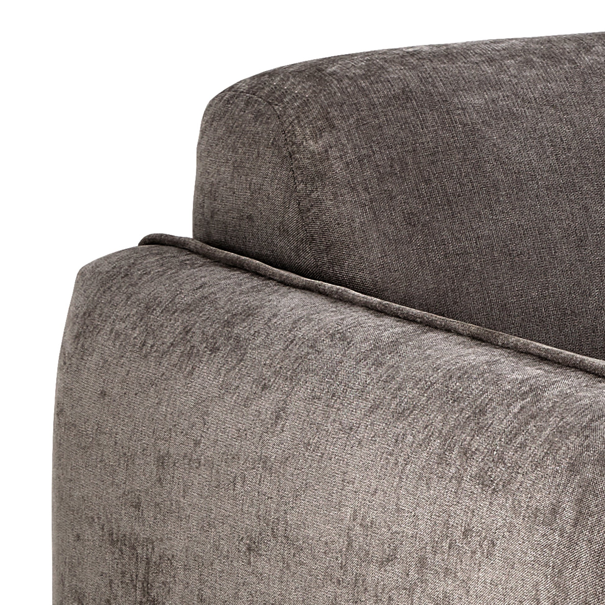 Westham Set of 2 x 3 Seater Sofas in Fay Dusty Brown Fabric