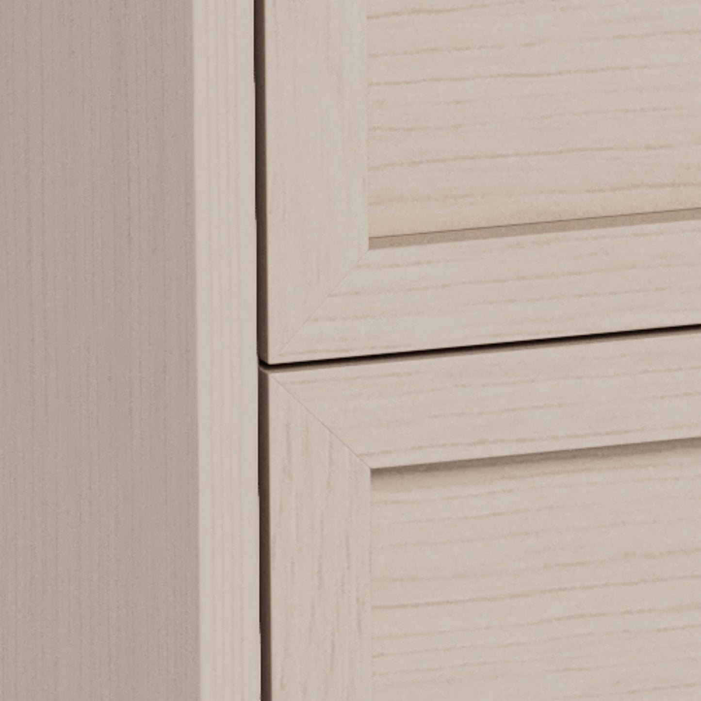 Palmdale Bedside Table with 2 Drawers in Grey
