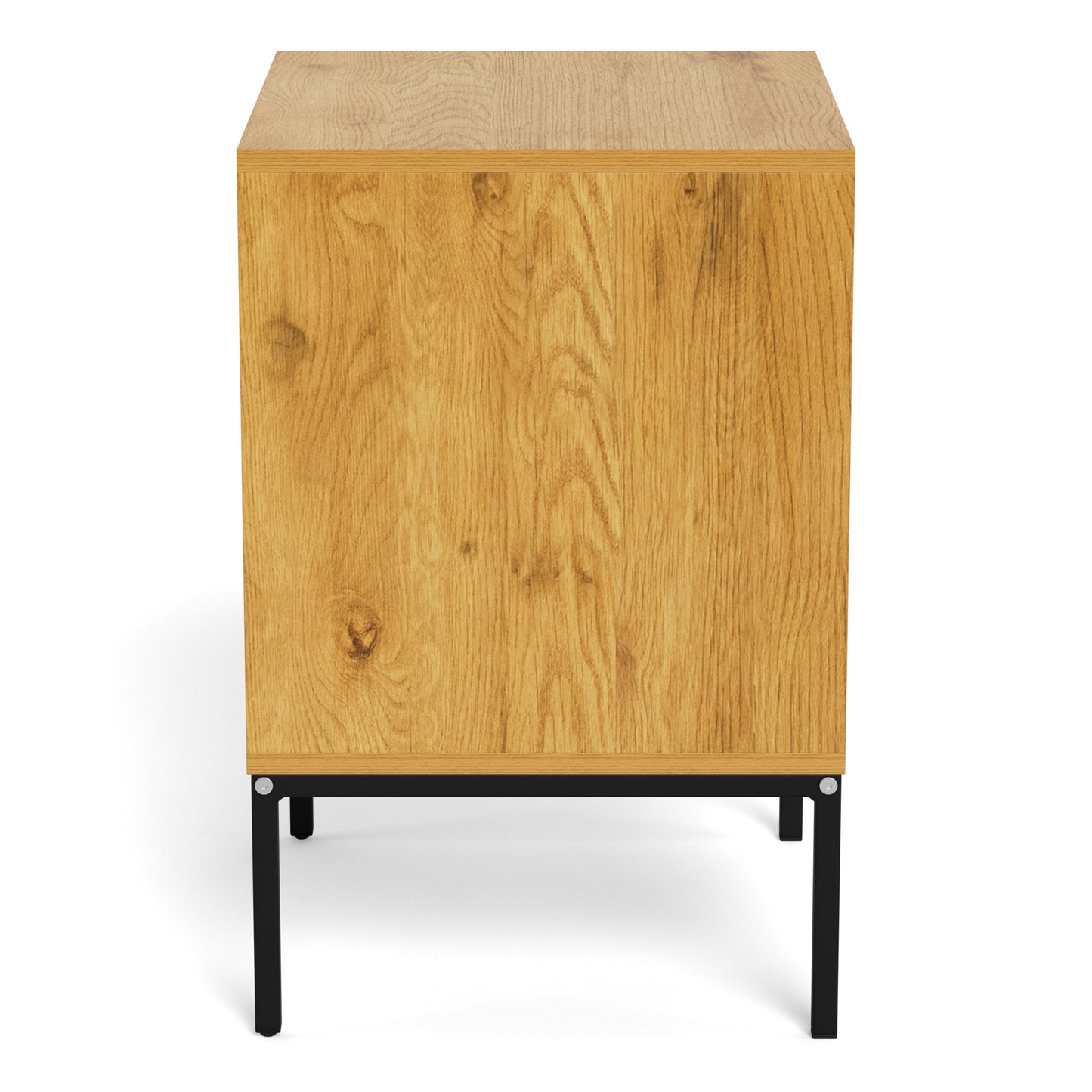 Palmdale Bedside Table with 2 Drawers in Wild Oak