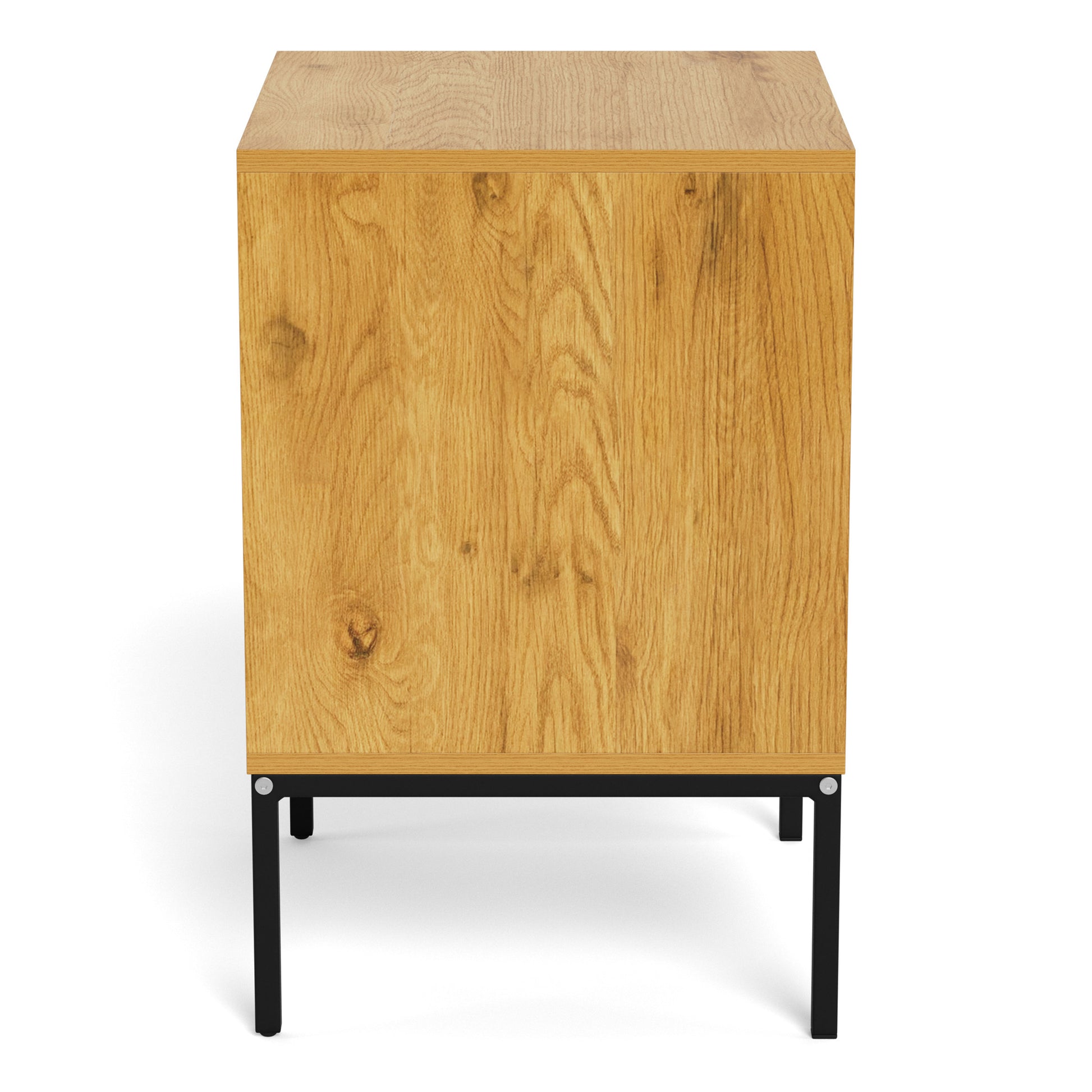 Palmdale Bedside Table with 2 Drawers in Wild Oak