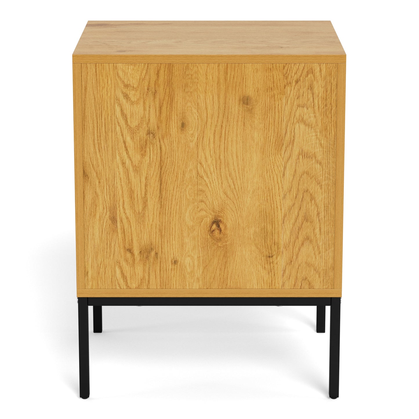 Palmdale Bedside Table with 2 Drawers in Wild Oak