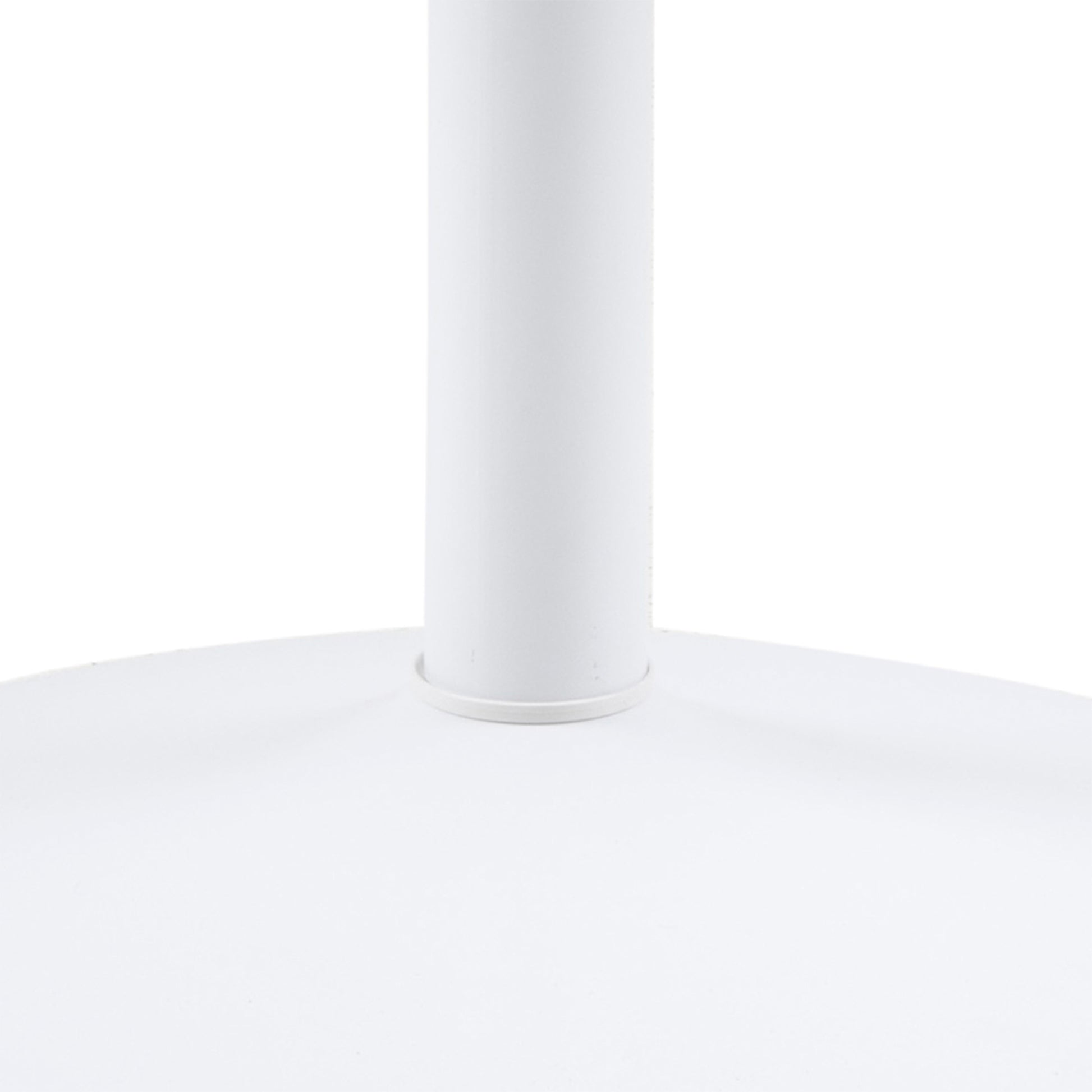 Ibiza Round Dining Table with White Top and White Base