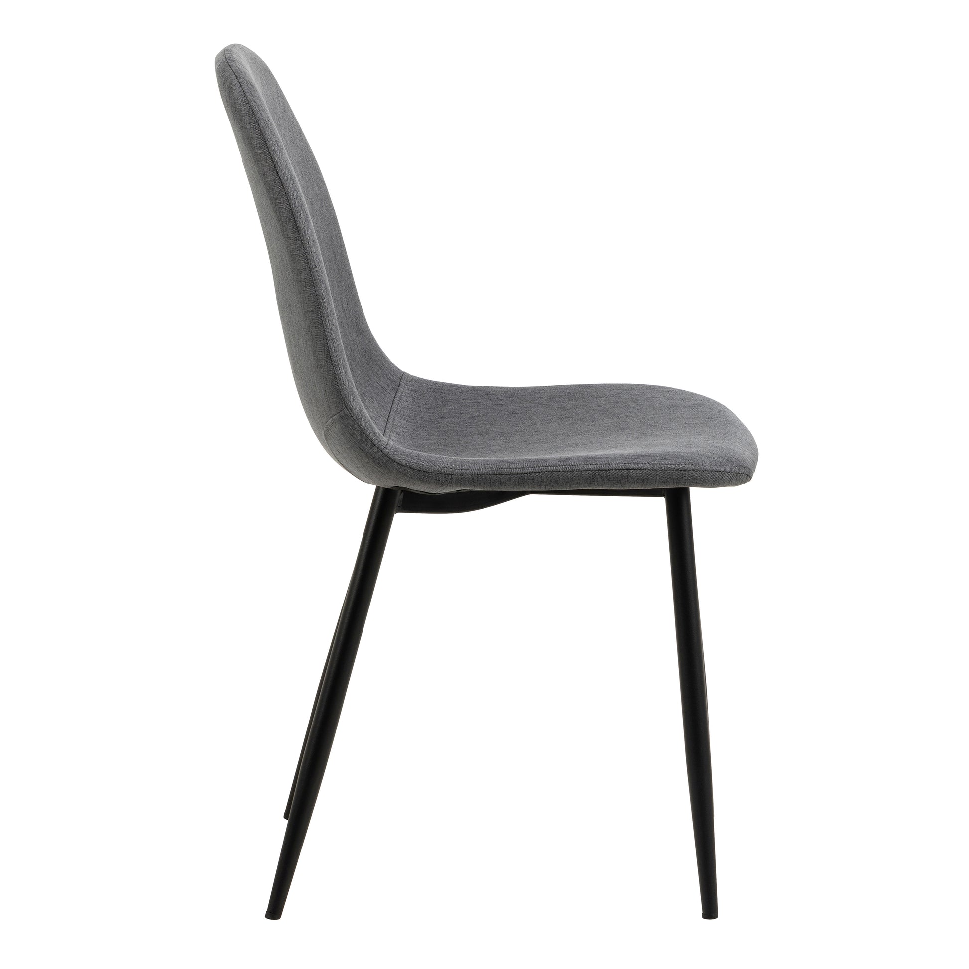 Wilma Dining Table with Oak Top & Black Legs 120x80cm includes 4 Celia Dining Chairs in Light Grey