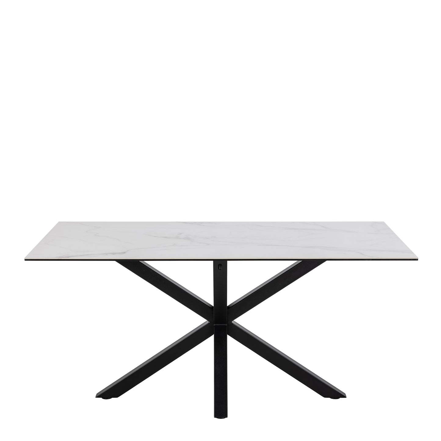 Heaven Dining Table in Ceramic White 160x90cm