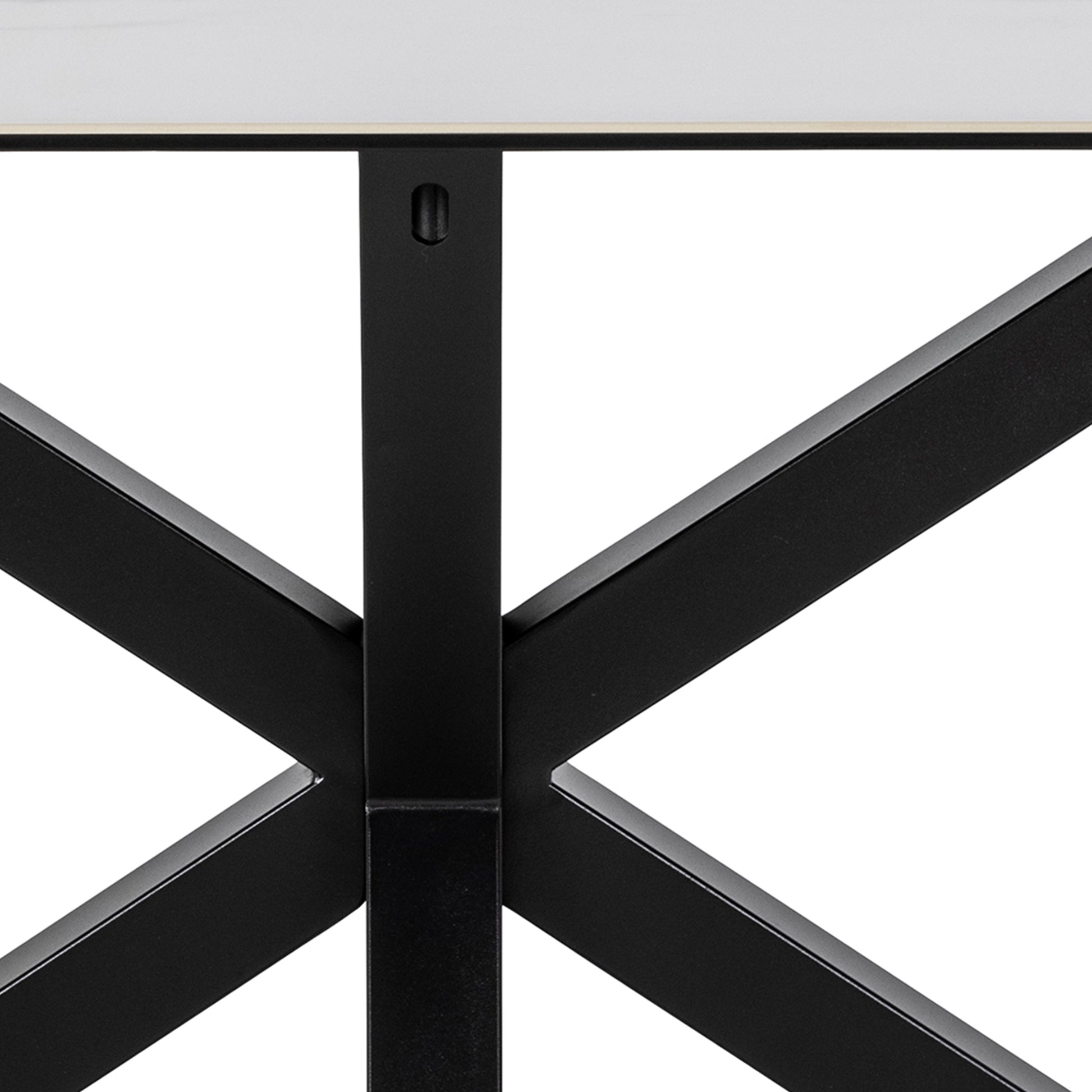 Heaven Dining Table in Ceramic White 160x90cm