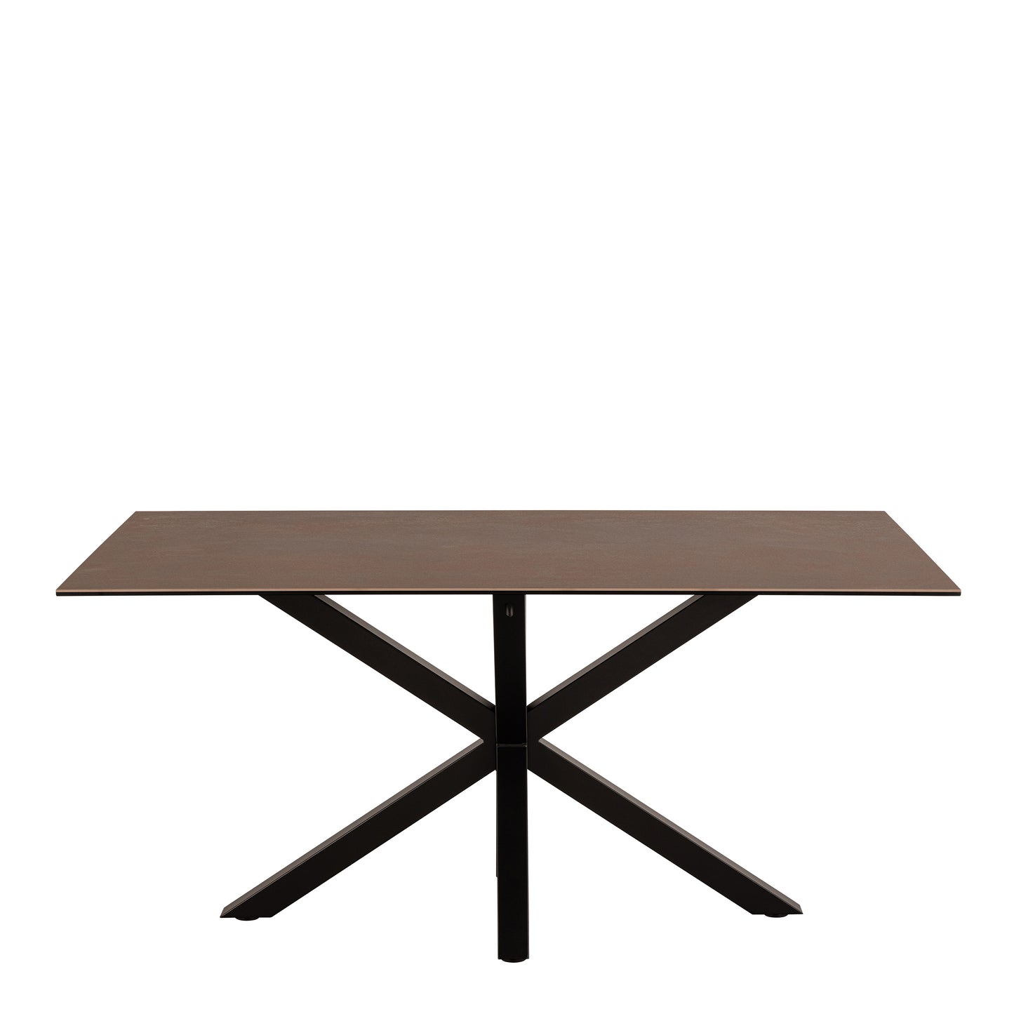 Heaven Dining Table in Ceramic Rusty Brown 160x90cm