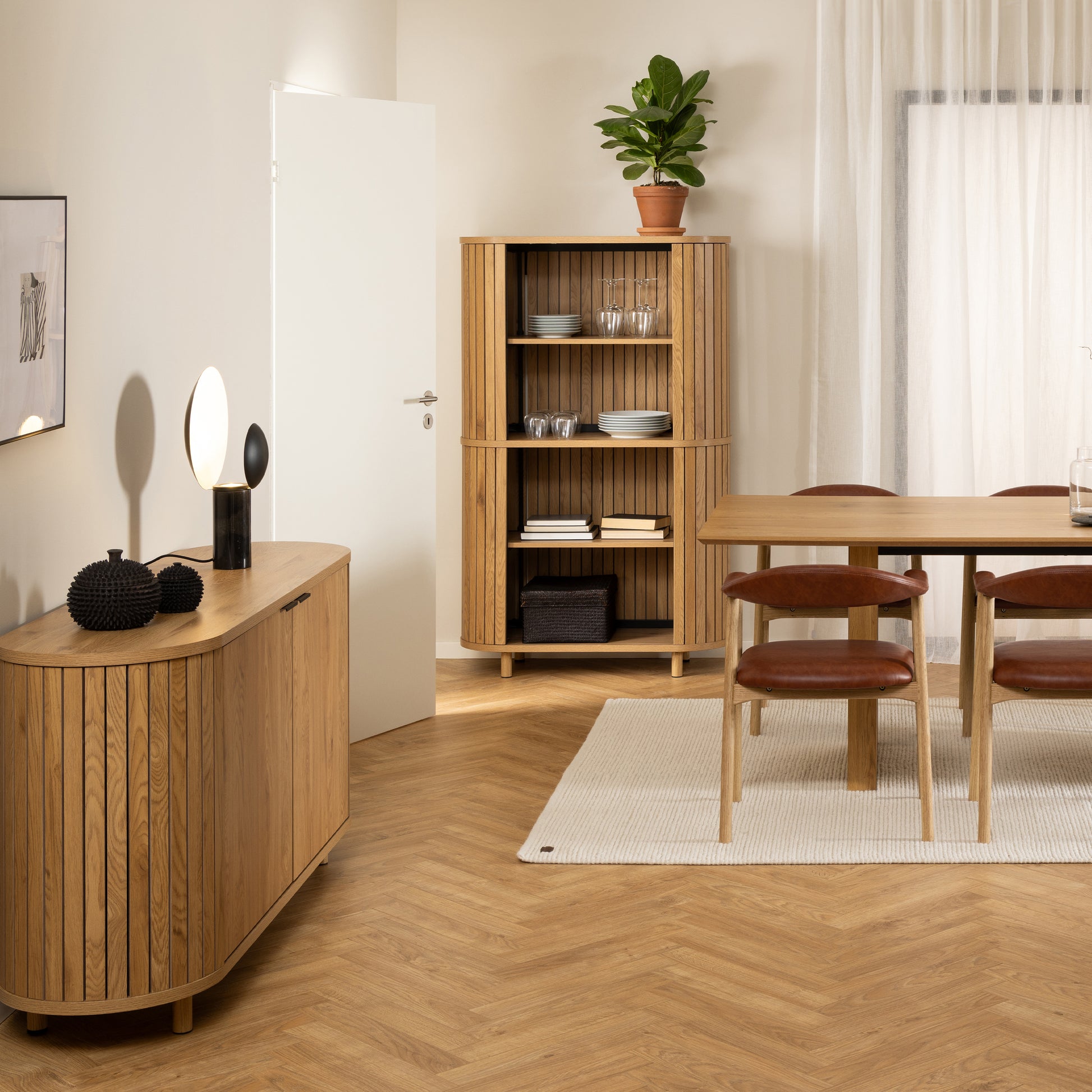 Colima 2 Door Sideboard in Oak