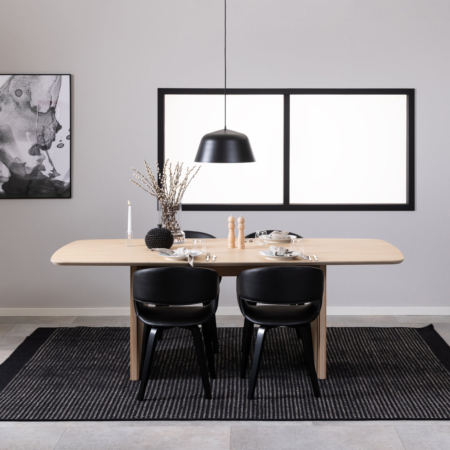 Christo Dining Table in Oak 220x105cm